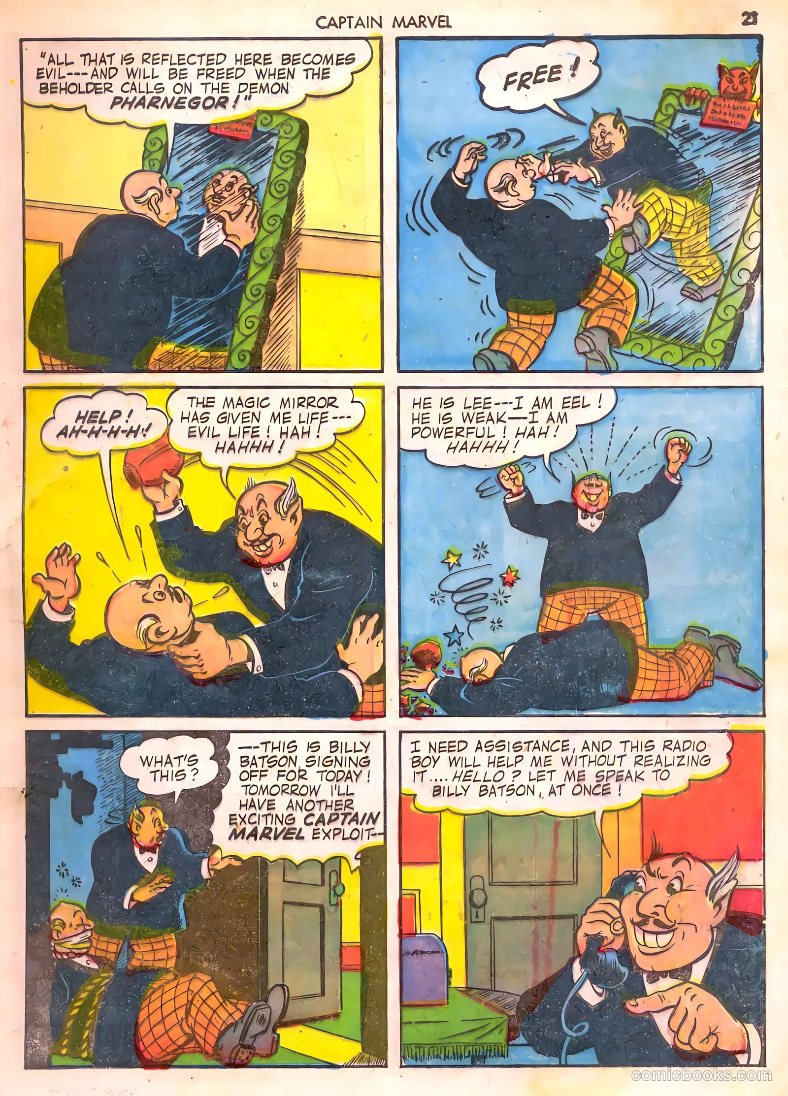 Captain Marvel Adventures #23 (1943) — page 21 of 68