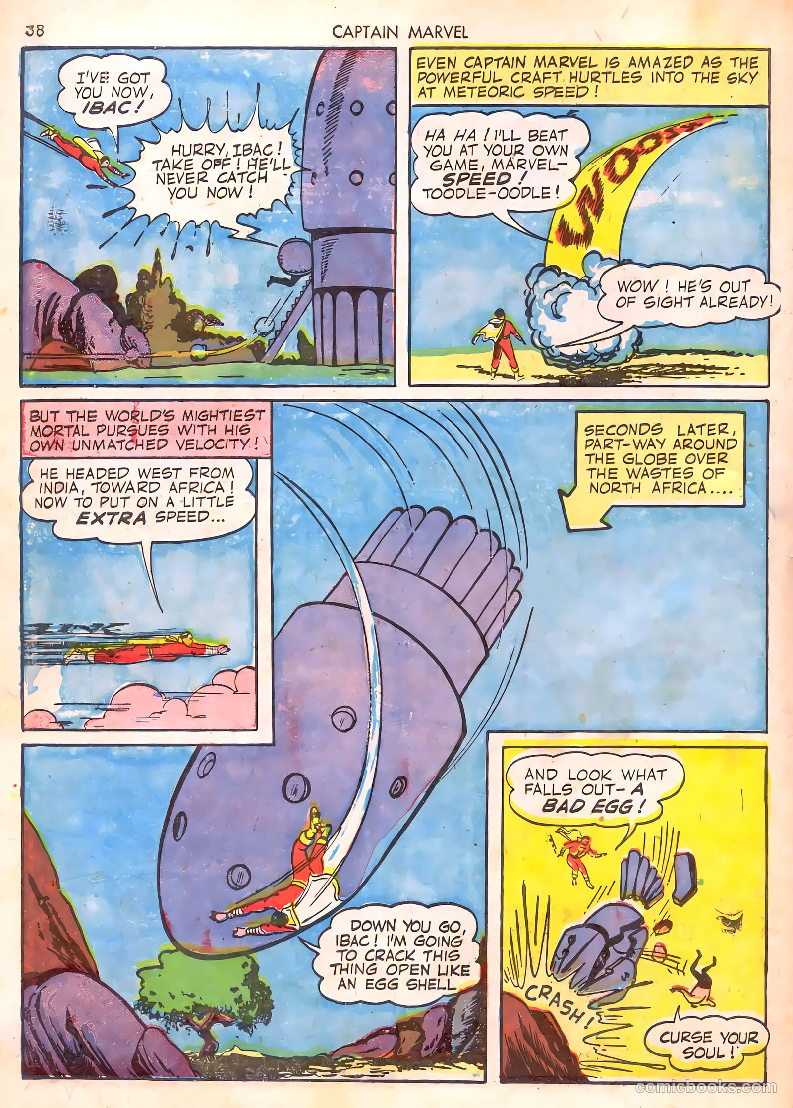 Captain Marvel Adventures #23 (1943) — page 38 of 68