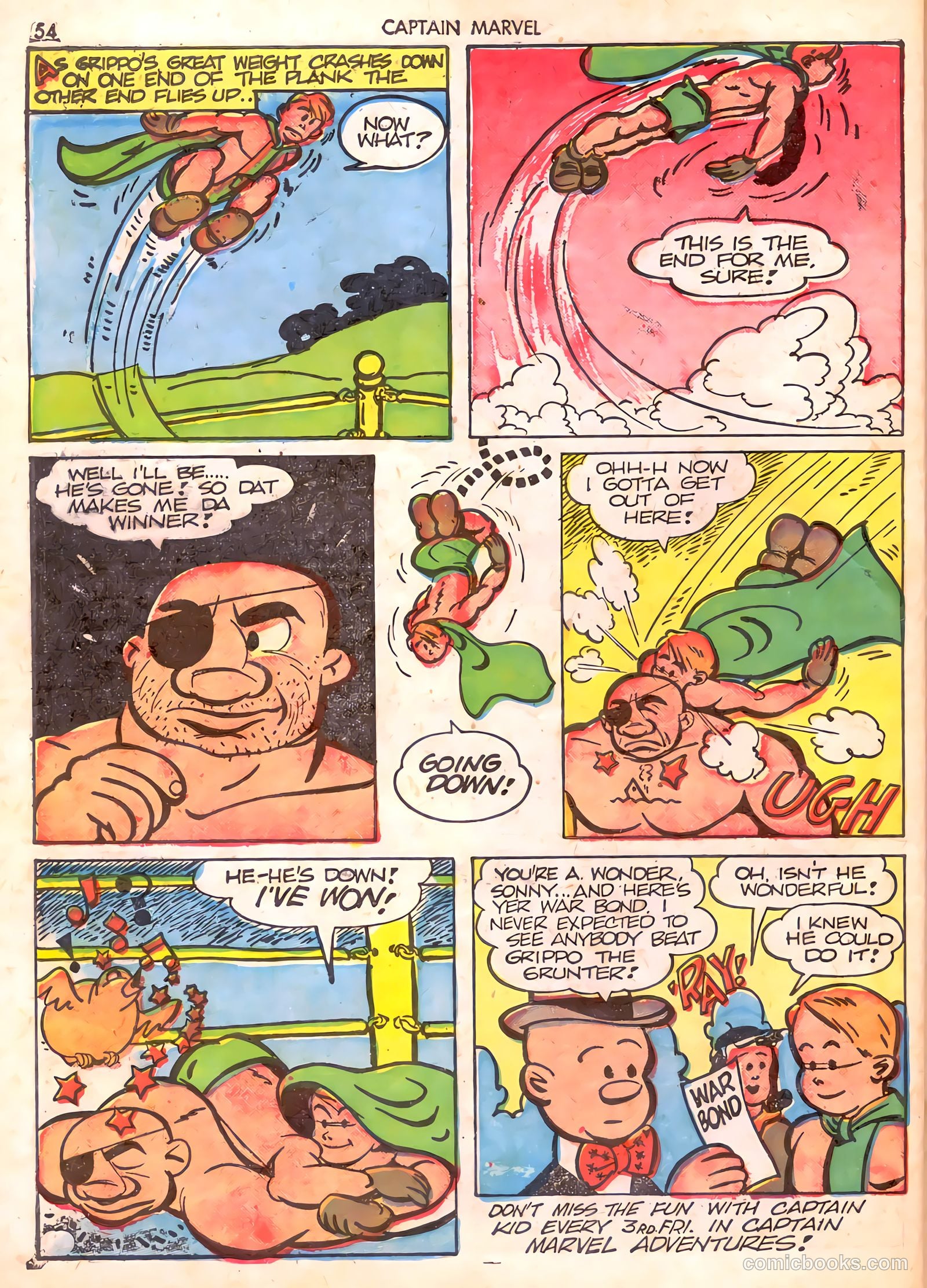 Captain Marvel Adventures #23 (1943) — page 54 of 68