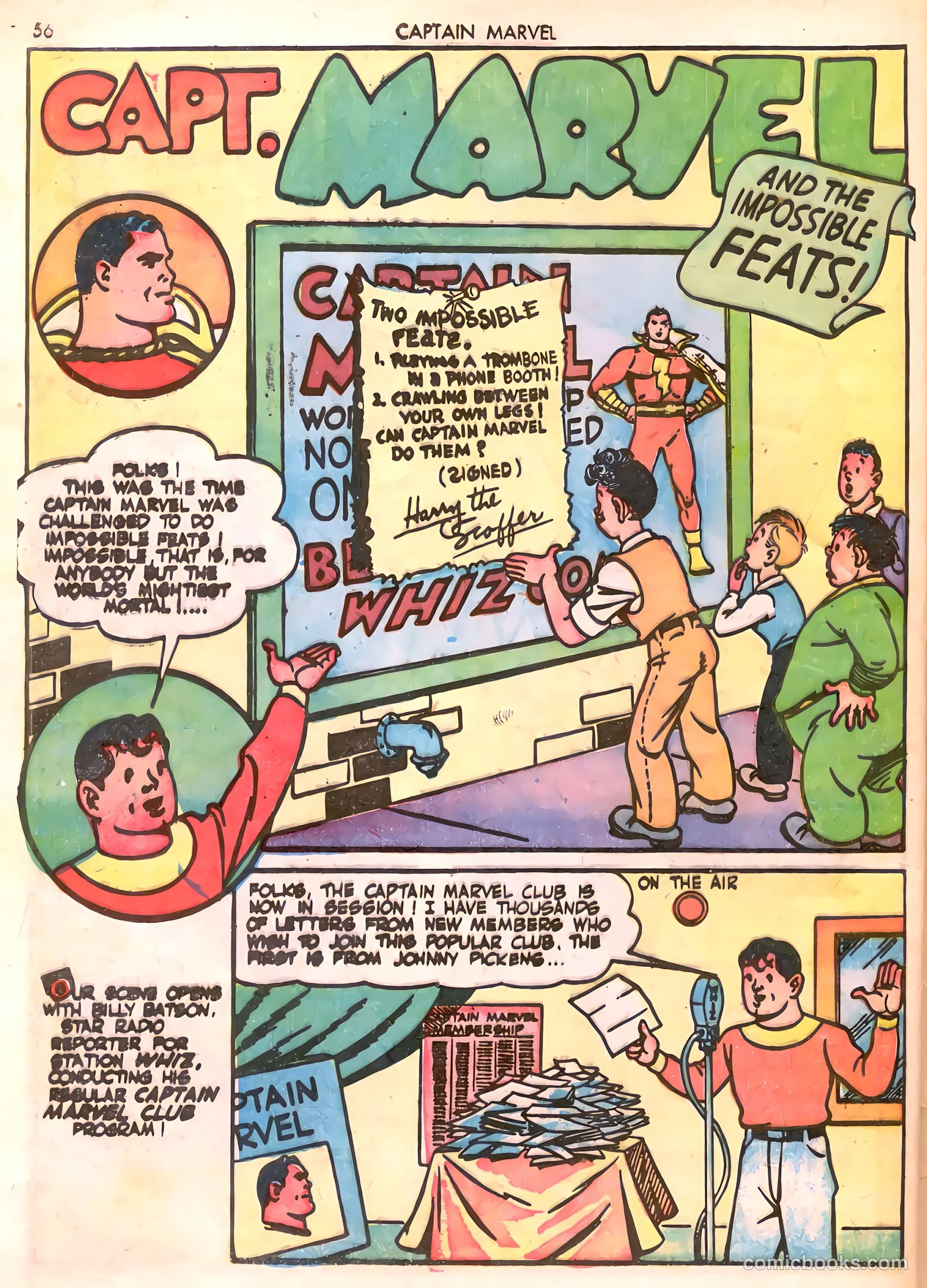 Captain Marvel Adventures #23 (1943) — page 56 of 68