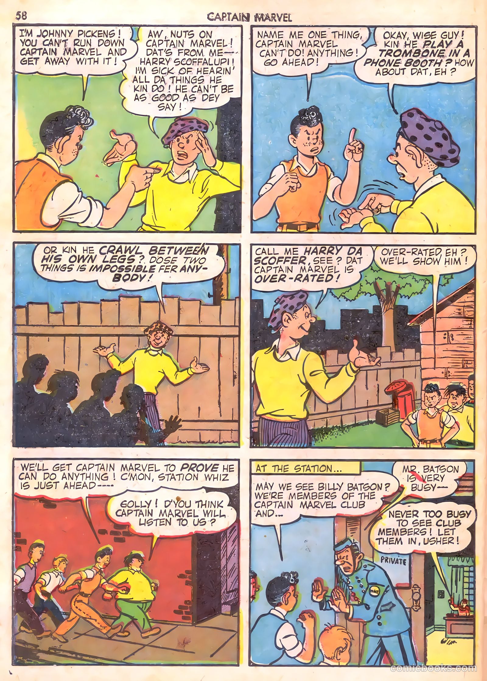 Captain Marvel Adventures #23 (1943) — page 58 of 68