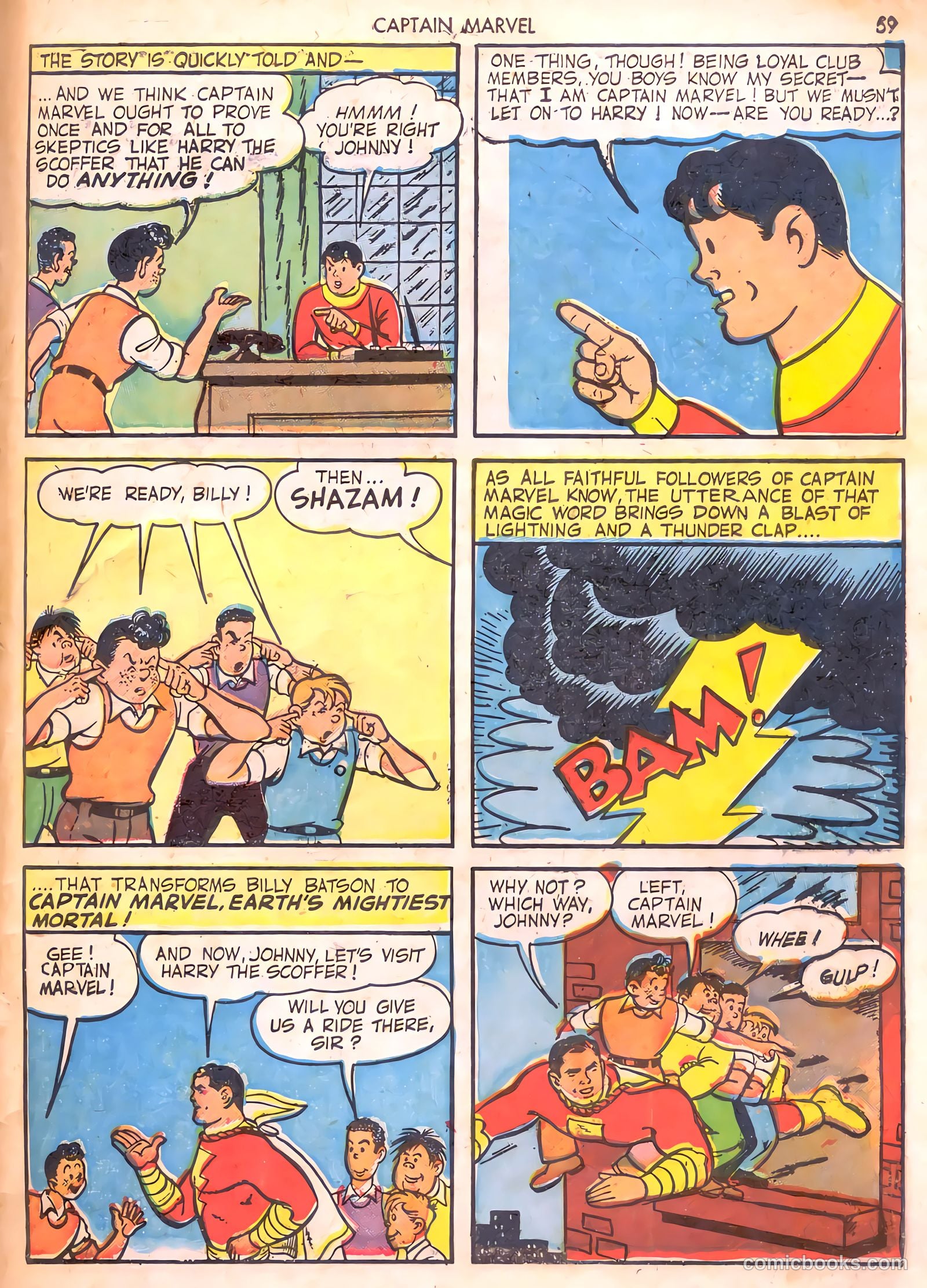 Captain Marvel Adventures #23 (1943) — page 59 of 68