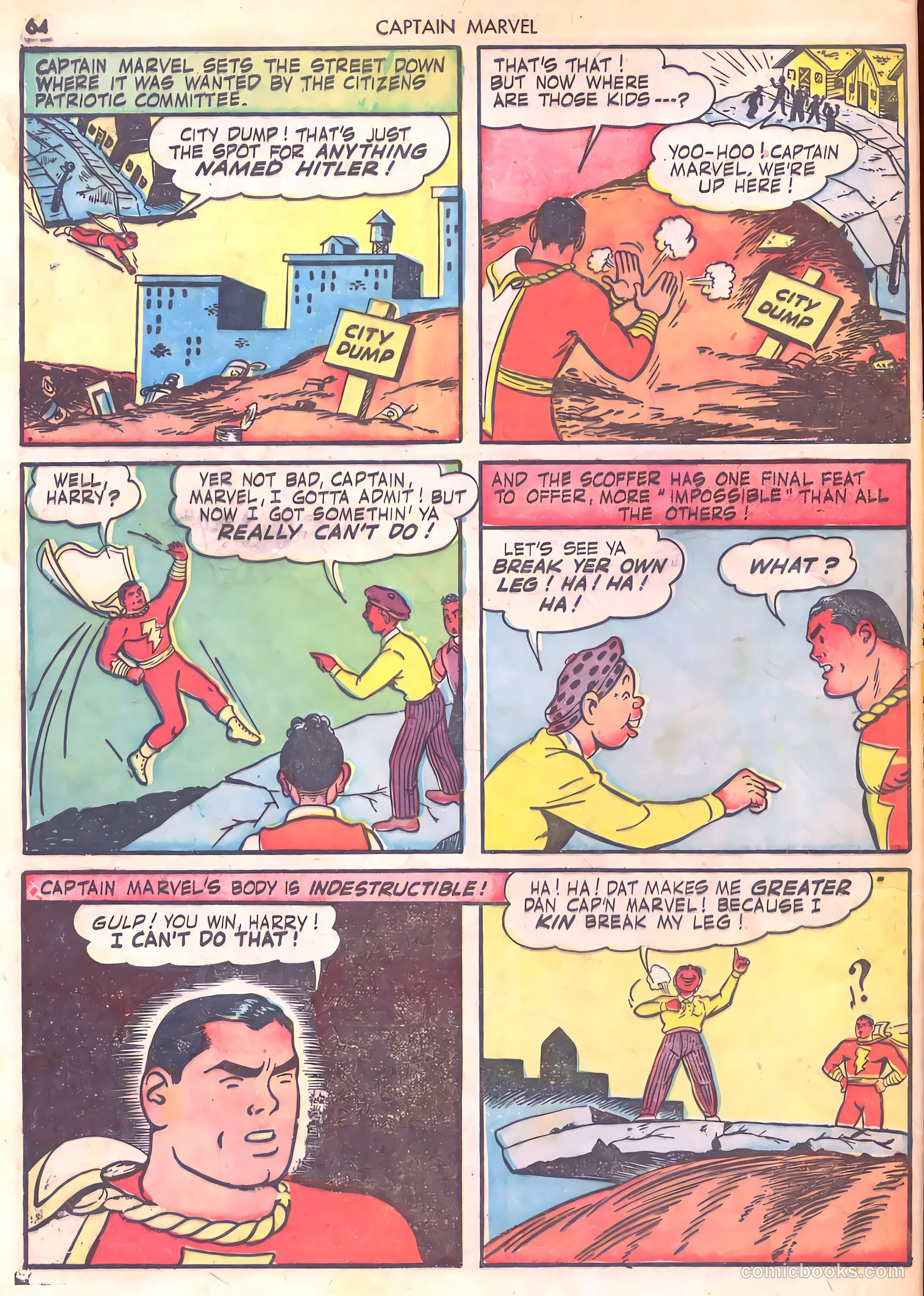 Captain Marvel Adventures #23 (1943) — page 64 of 68