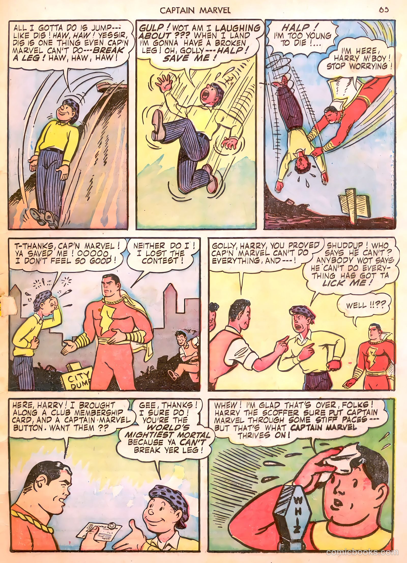 Captain Marvel Adventures #23 (1943) — page 65 of 68