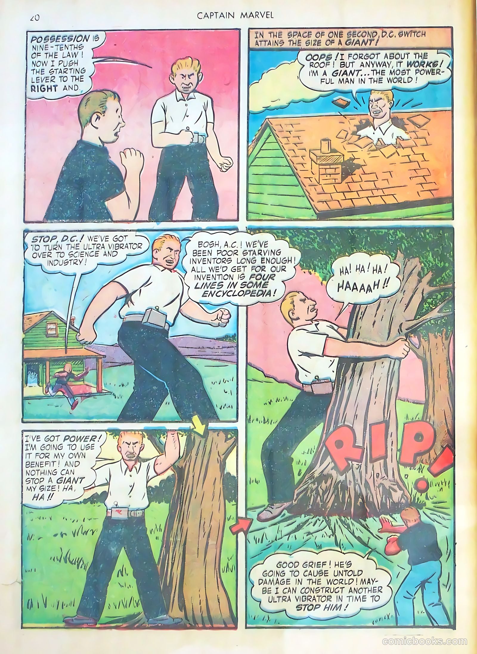 Captain Marvel Adventures #26 (1943) — page 21 of 69