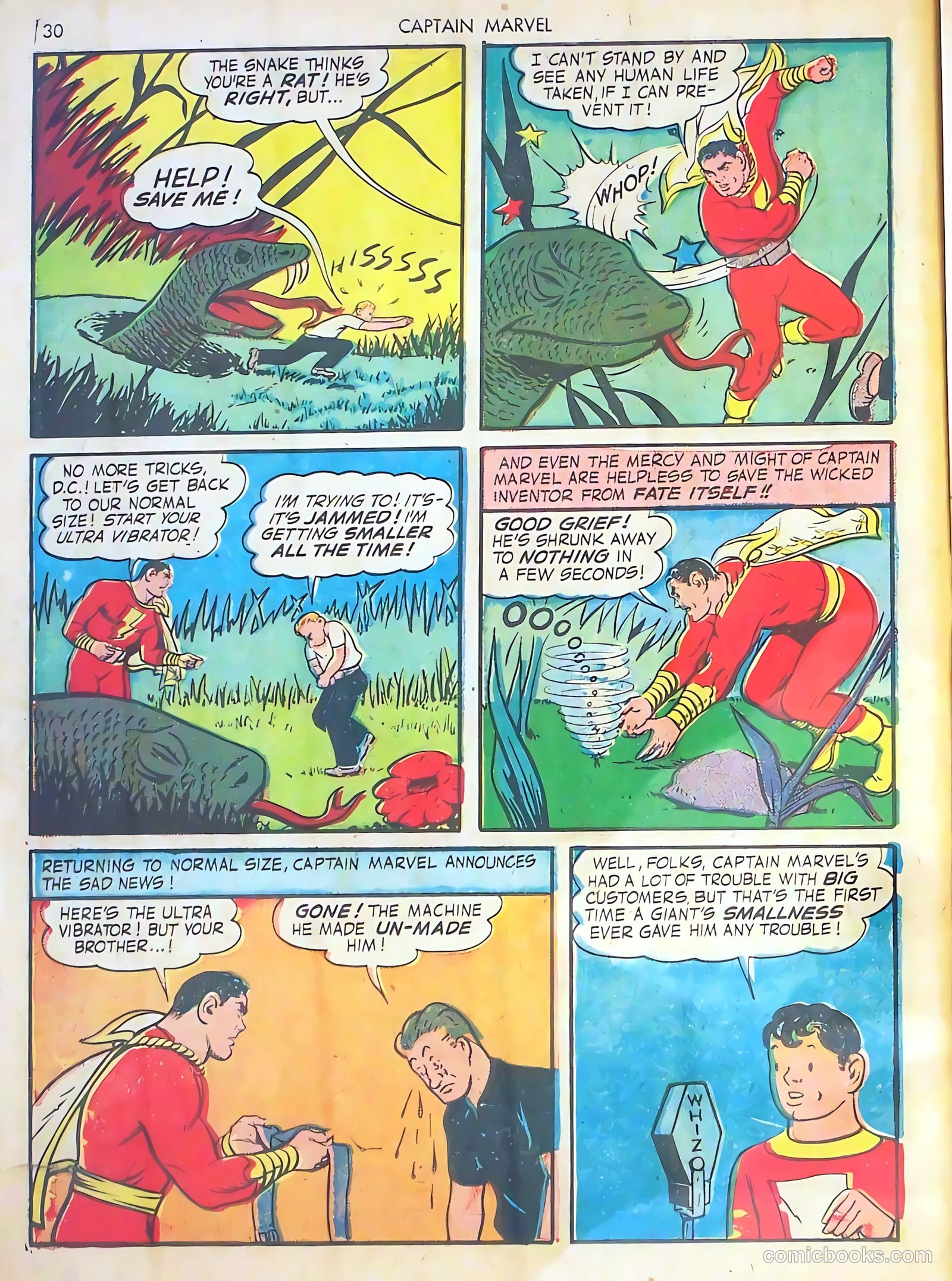Captain Marvel Adventures #26 (1943) — page 31 of 69