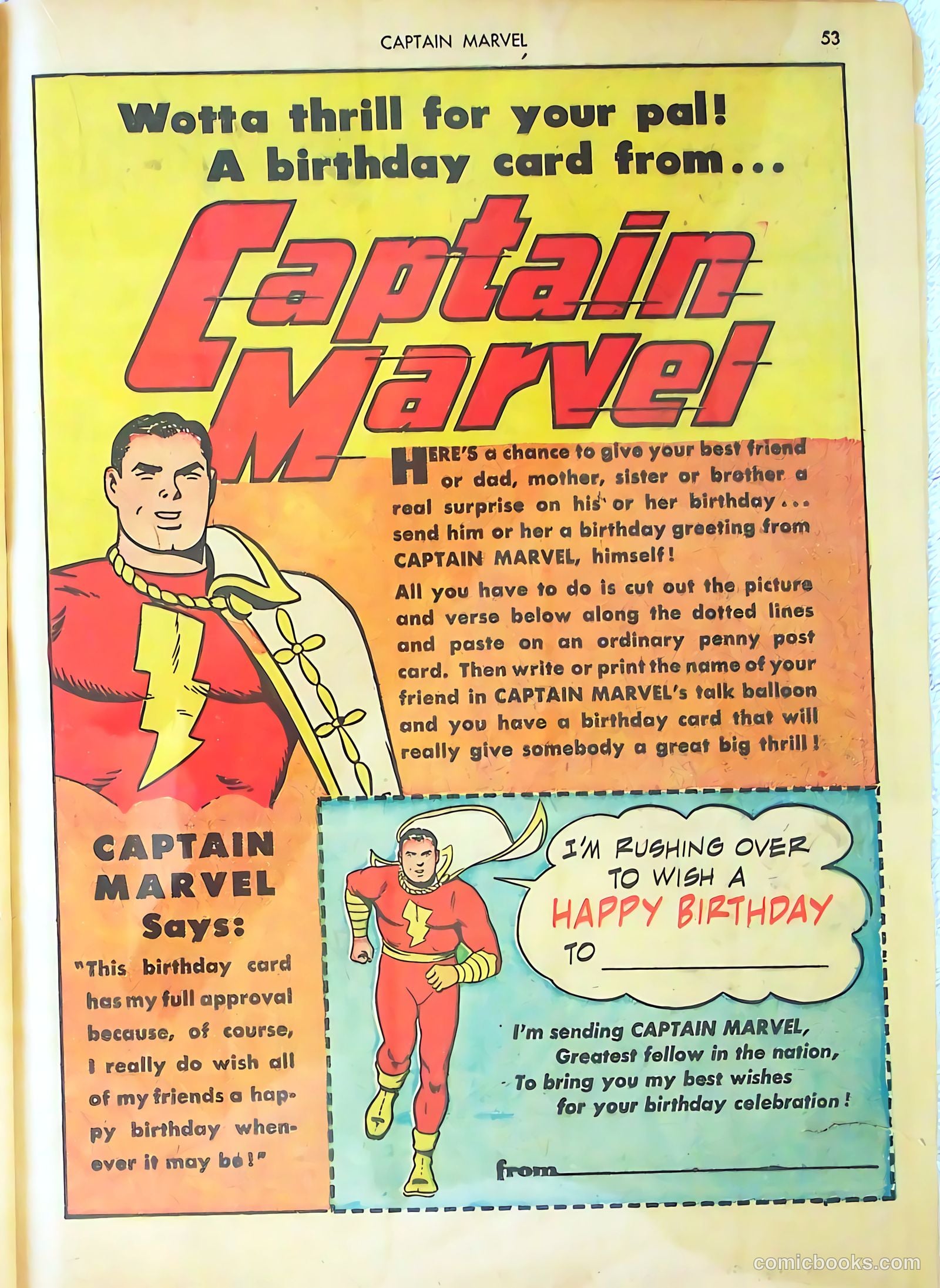 Captain Marvel Adventures #26 (1943) — page 54 of 69