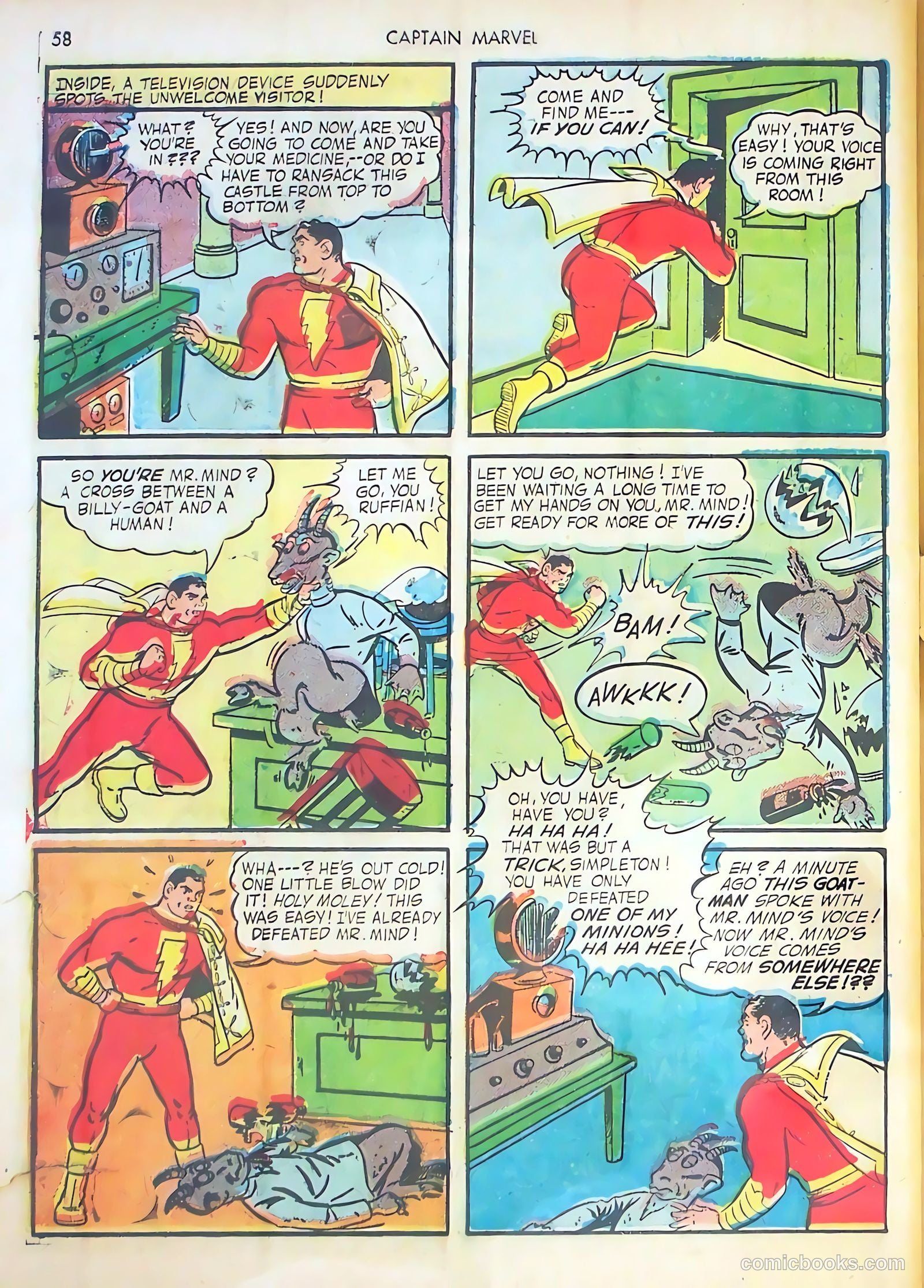 Captain Marvel Adventures #26 (1943) — page 59 of 69