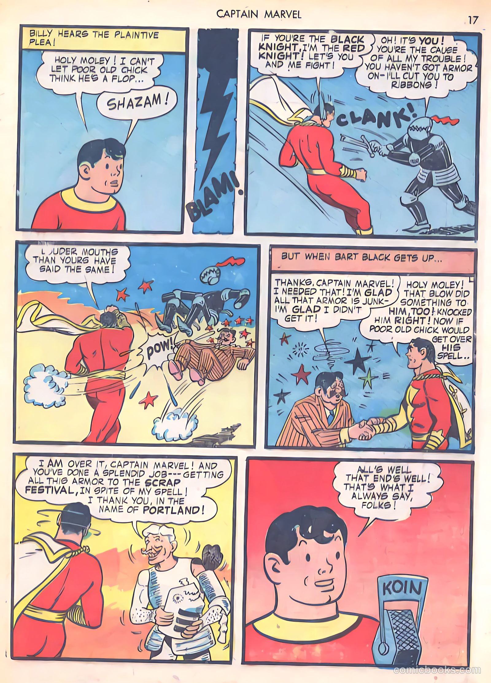 Captain Marvel Adventures #29 (1943) — page 17 of 68
