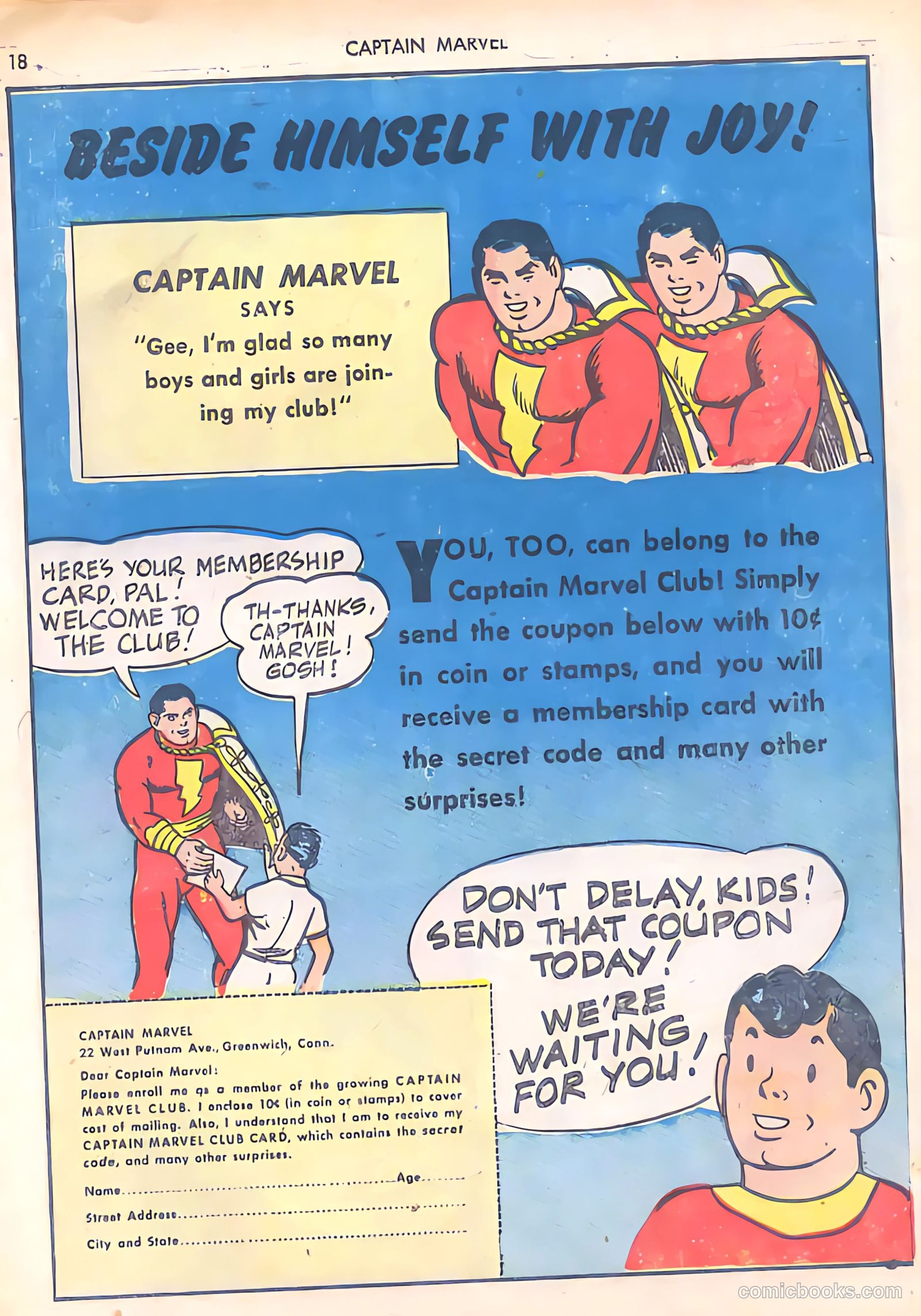 Captain Marvel Adventures #29 (1943) — page 18 of 68