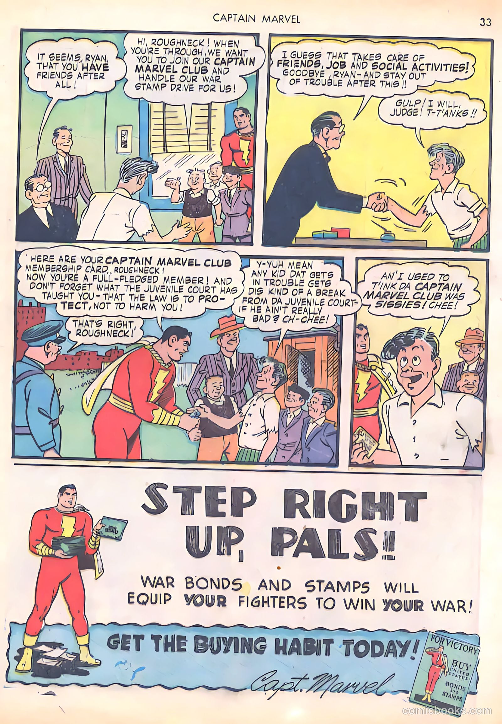 Captain Marvel Adventures #29 (1943) — page 33 of 68