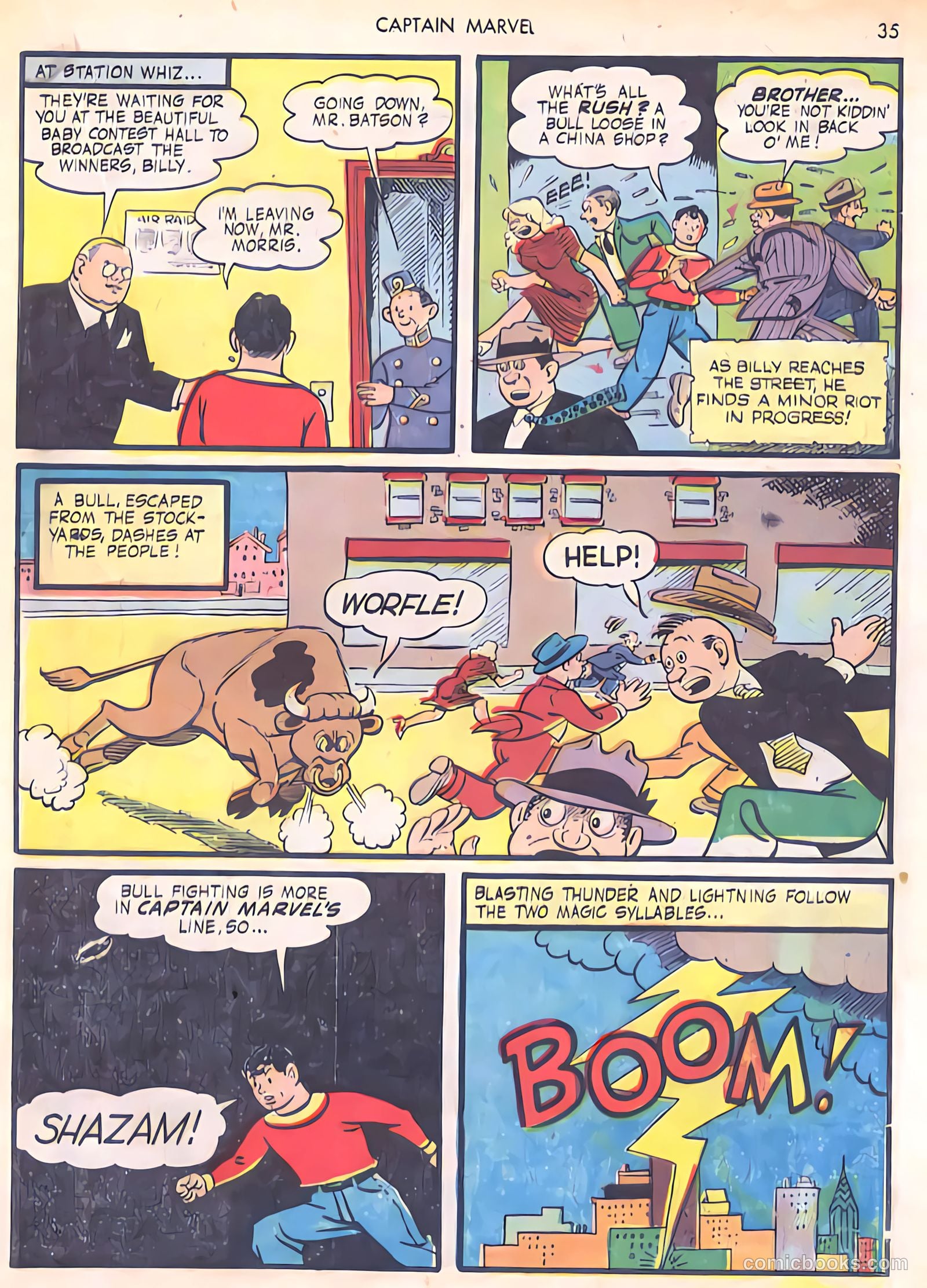 Captain Marvel Adventures #29 (1943) — page 35 of 68
