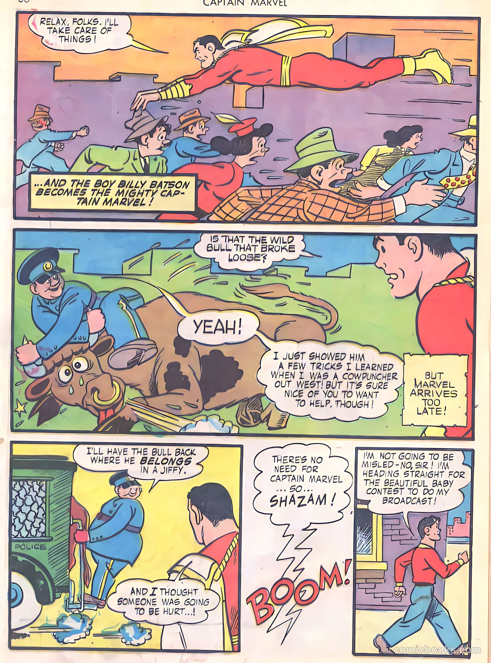 Captain Marvel Adventures #29 (1943) — page 36 of 68