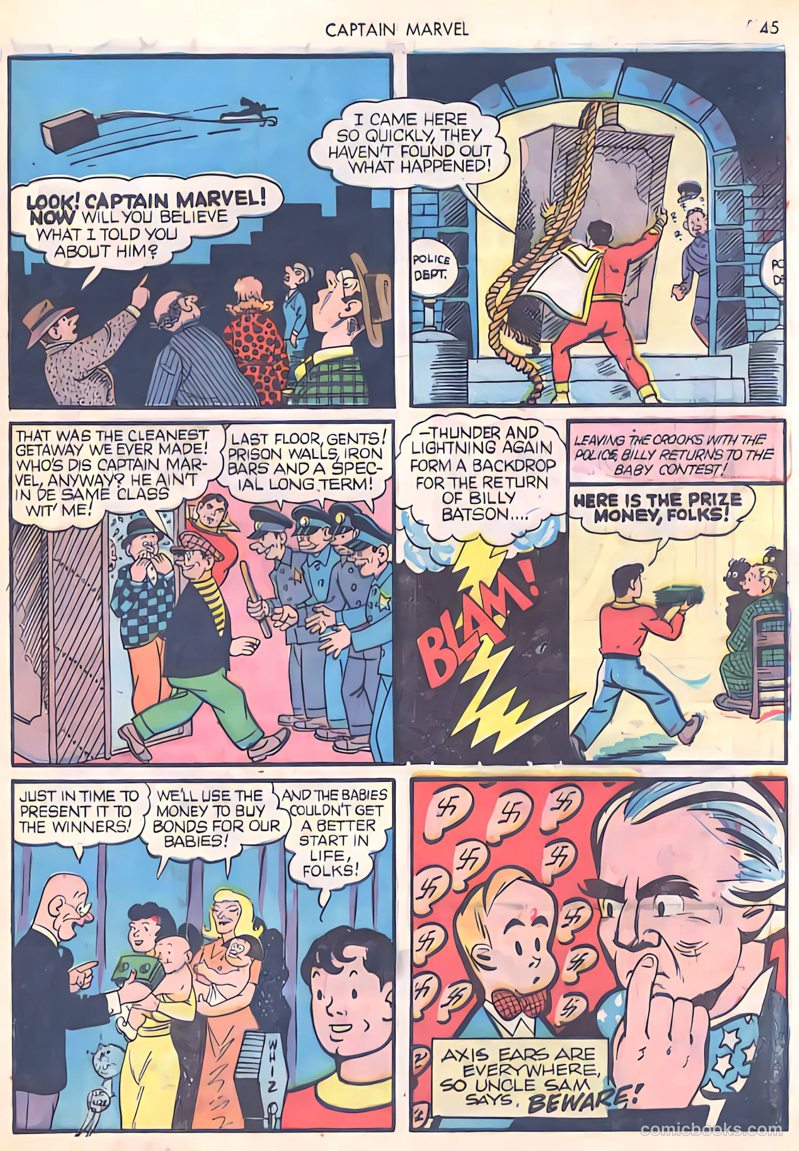 Captain Marvel Adventures #29 (1943) — page 45 of 68