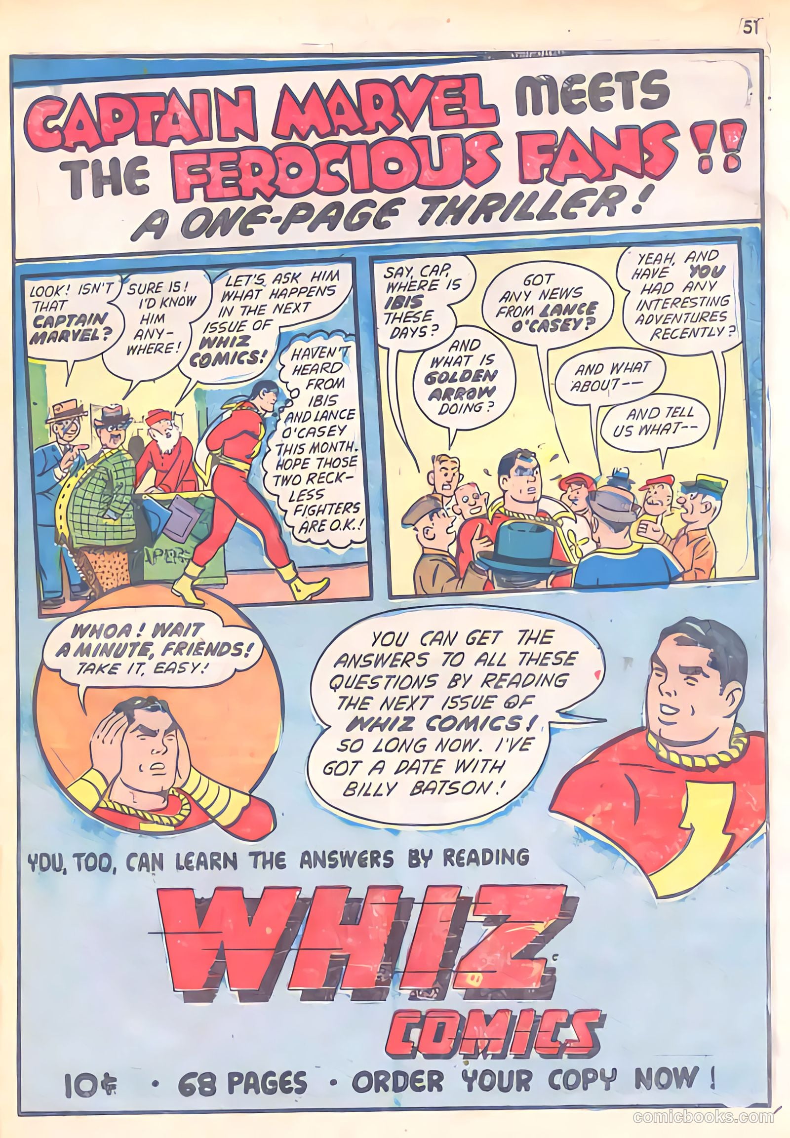 Captain Marvel Adventures #29 (1943) — page 51 of 68