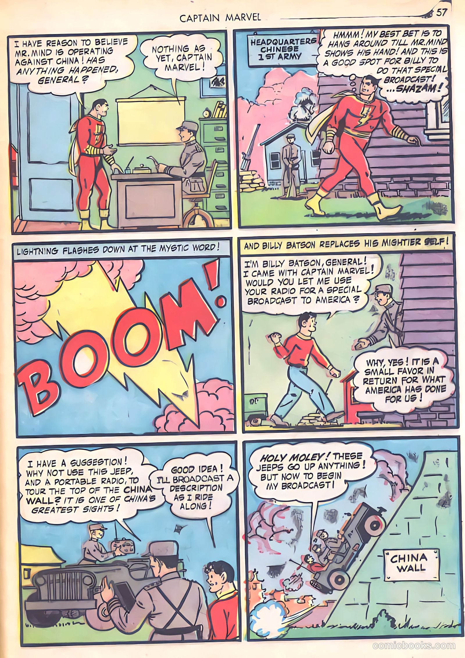 Captain Marvel Adventures #29 (1943) — page 57 of 68