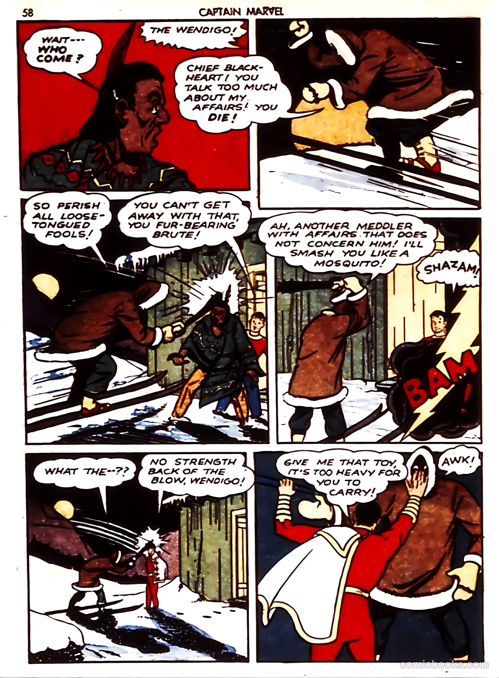 Captain Marvel Adventures #7 (1942) — page 57 of 67