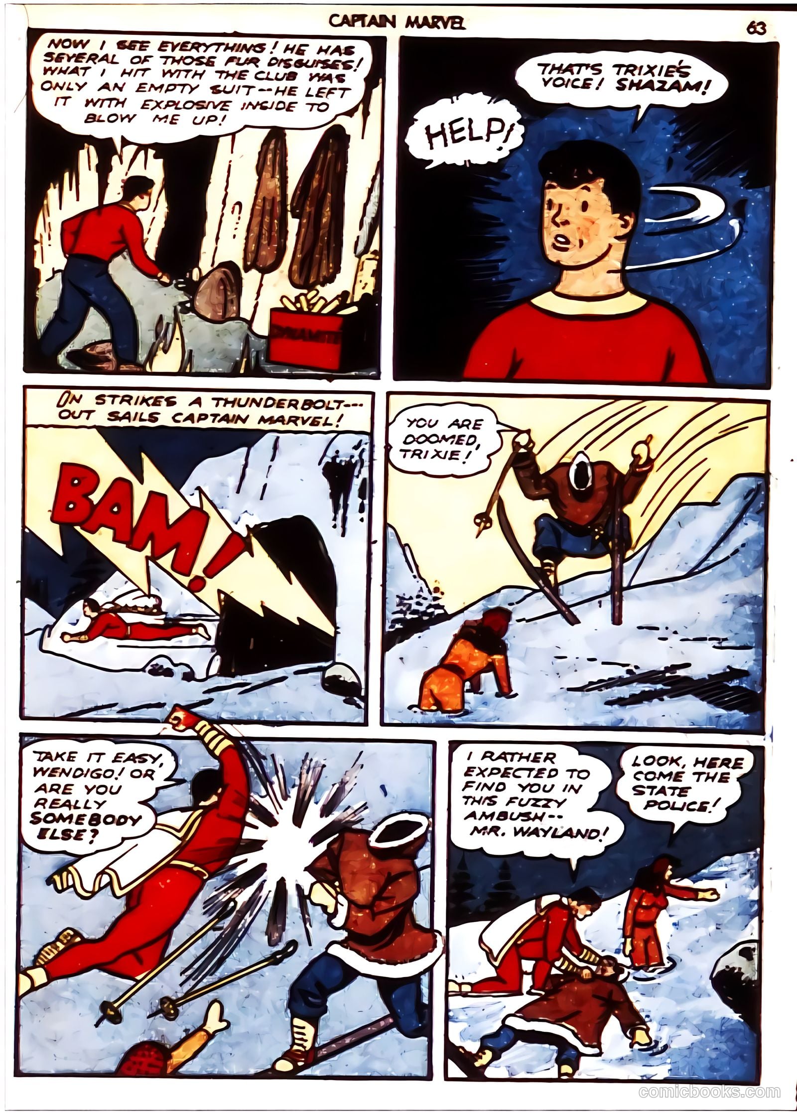 Captain Marvel Adventures #7 (1942) — page 62 of 67