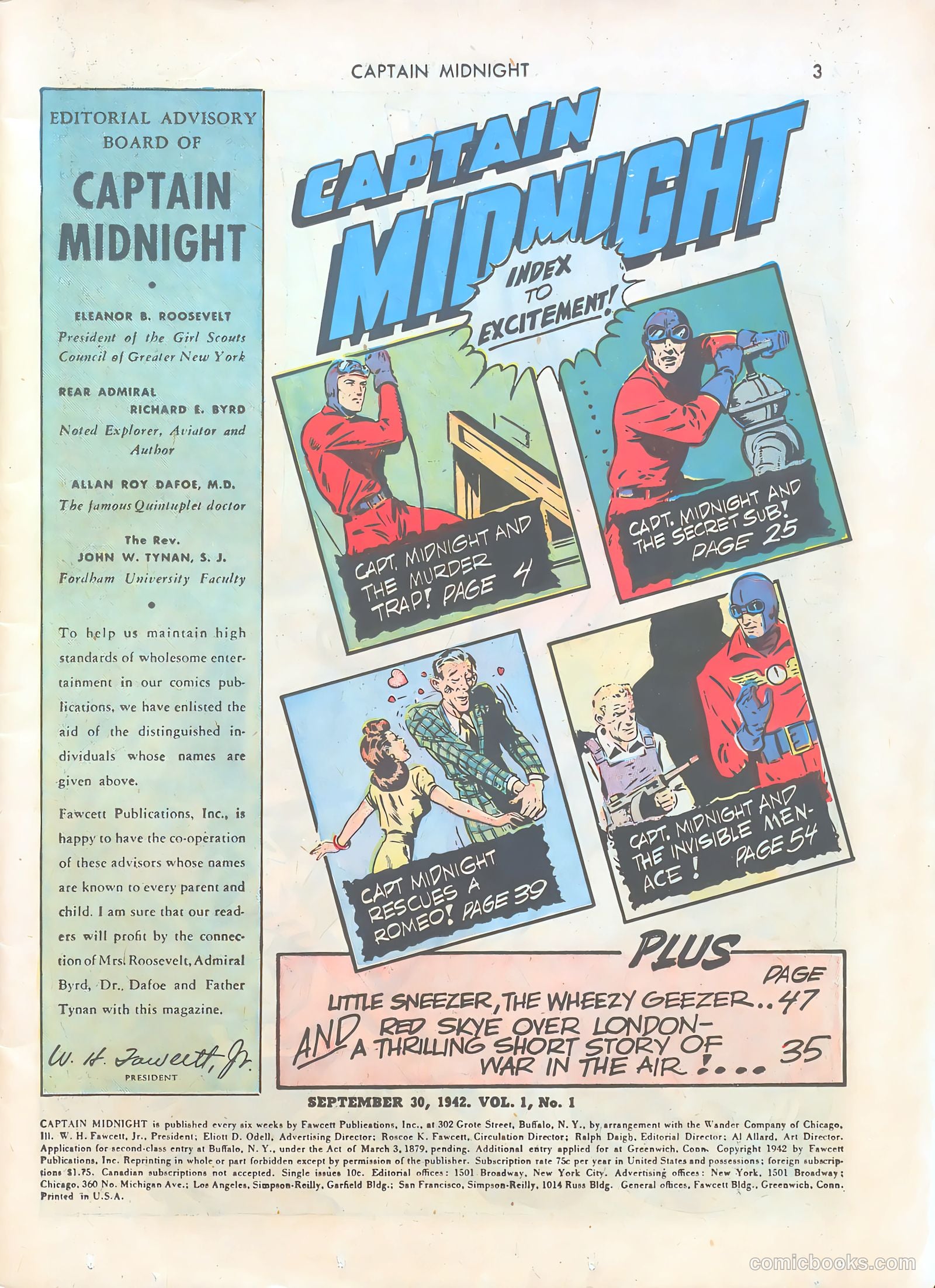 Captain Midnight #1 (1942) — page 3 of 68