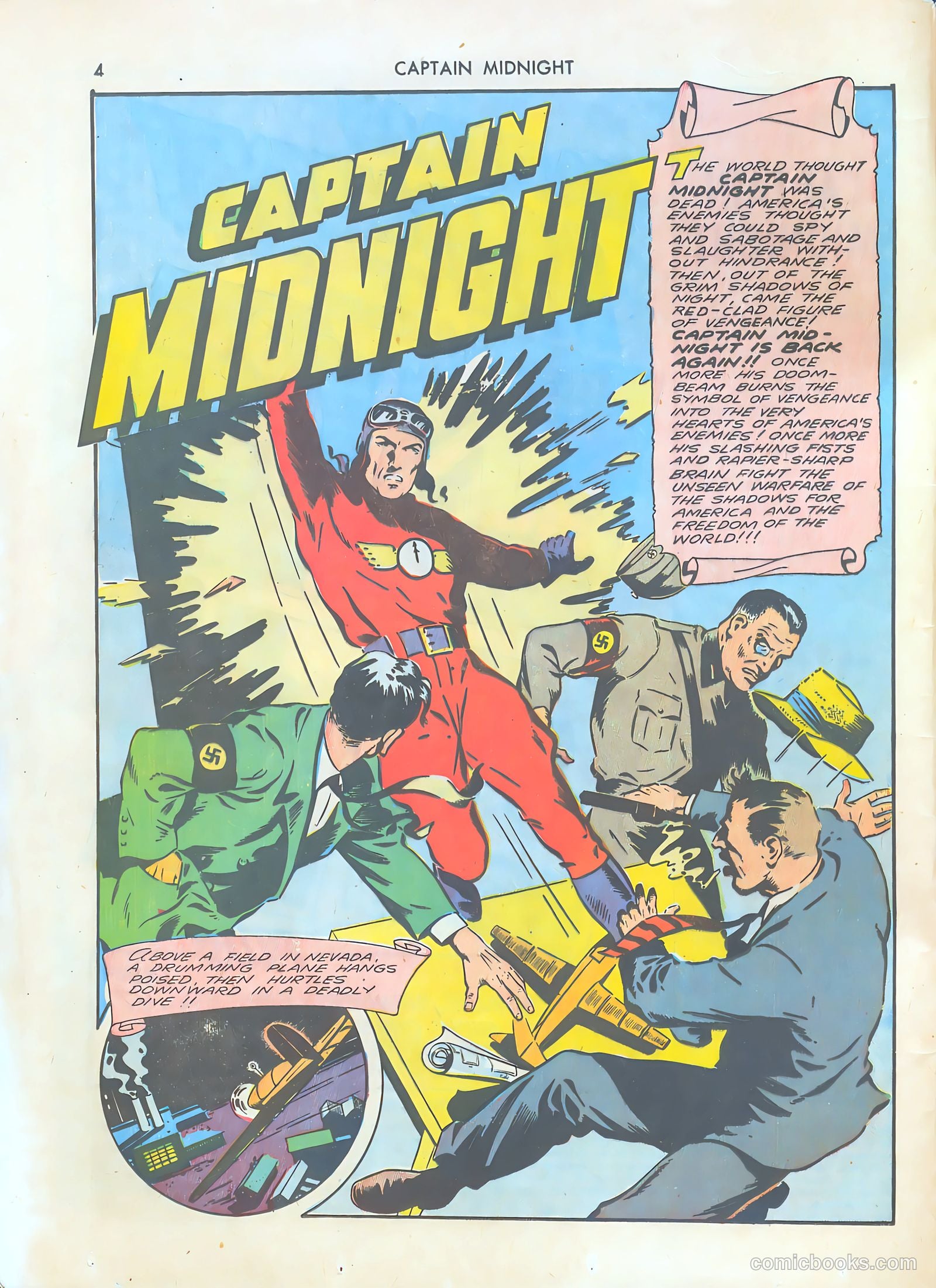 Captain Midnight #1 (1942) — page 4 of 68