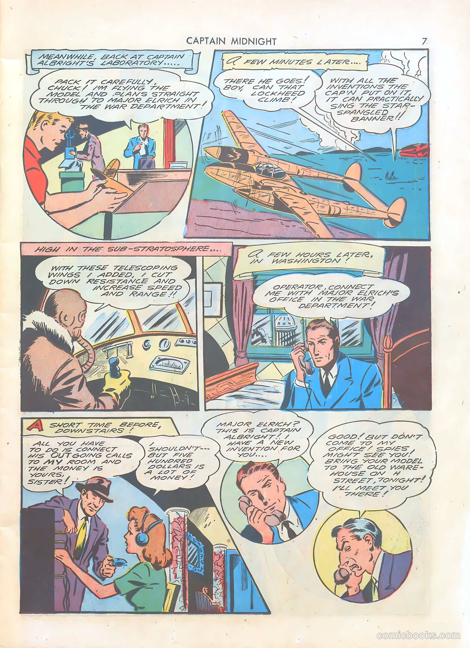 Captain Midnight #1 (1942) — page 7 of 68