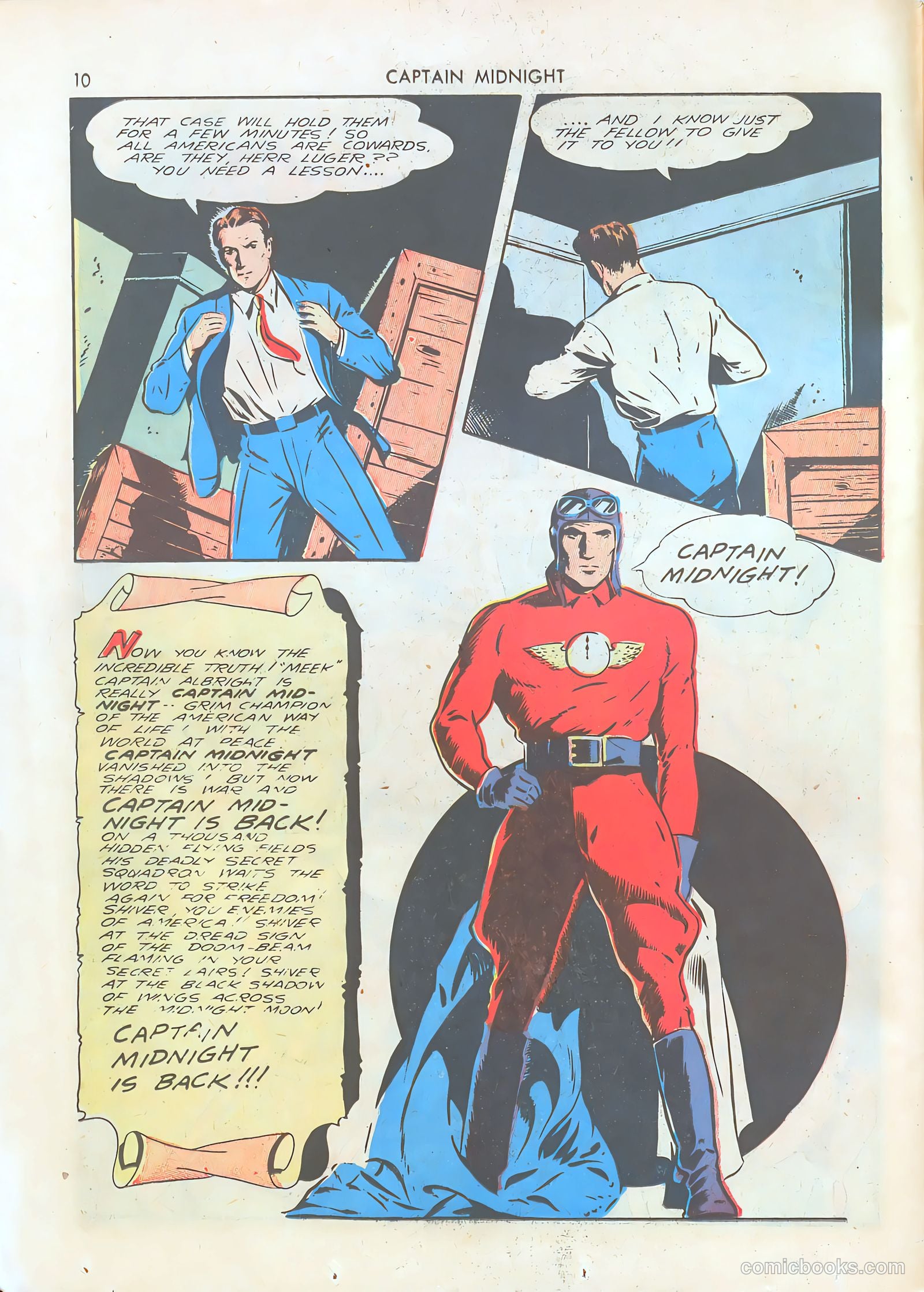 Captain Midnight #1 (1942) — page 10 of 68