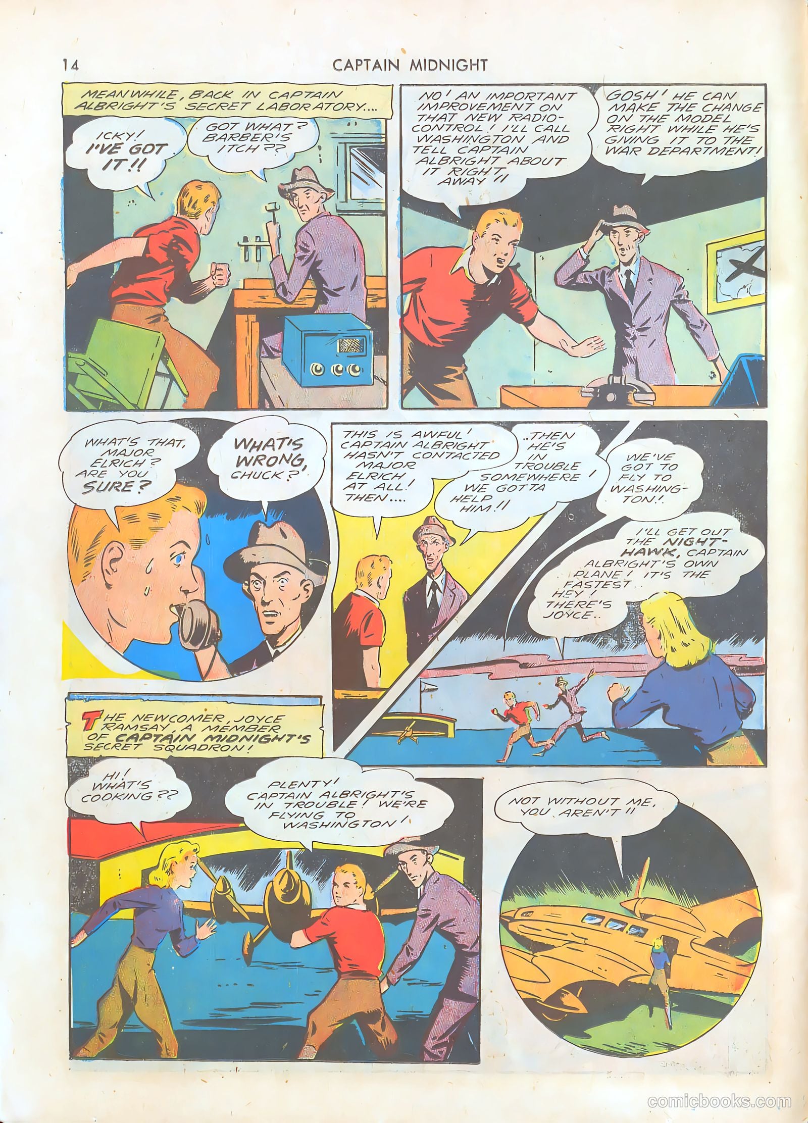 Captain Midnight #1 (1942) — page 14 of 68