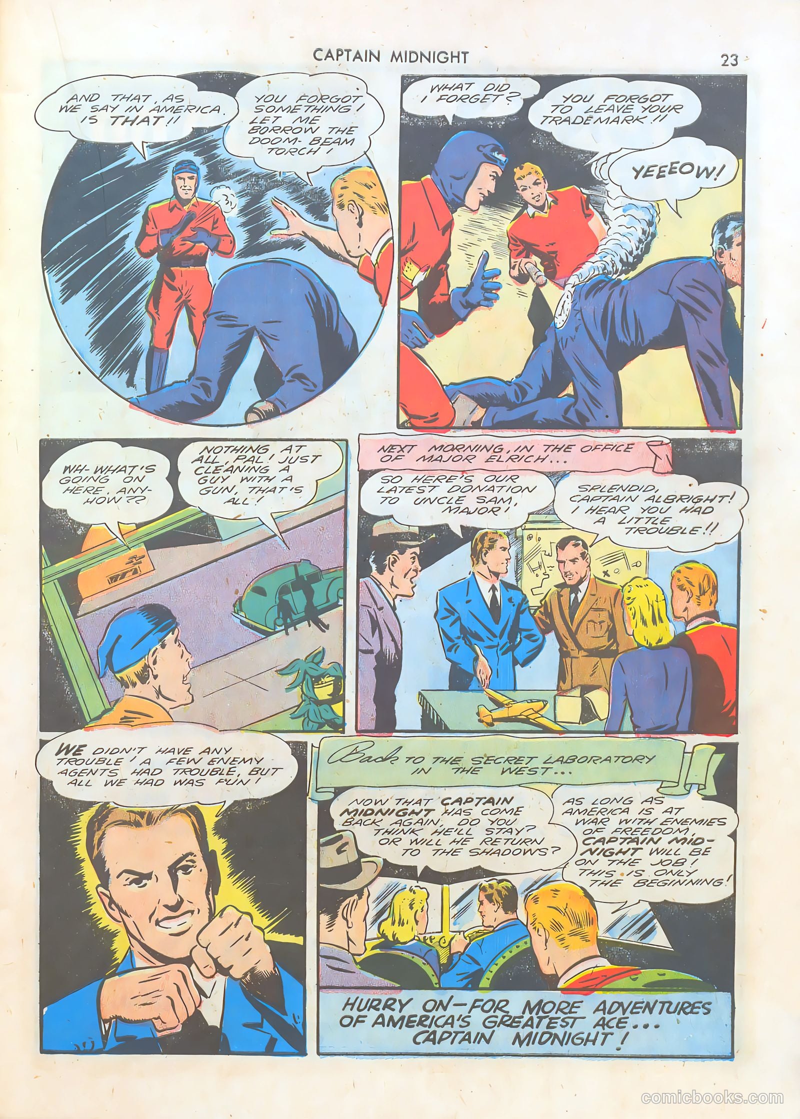 Captain Midnight #1 (1942) — page 23 of 68