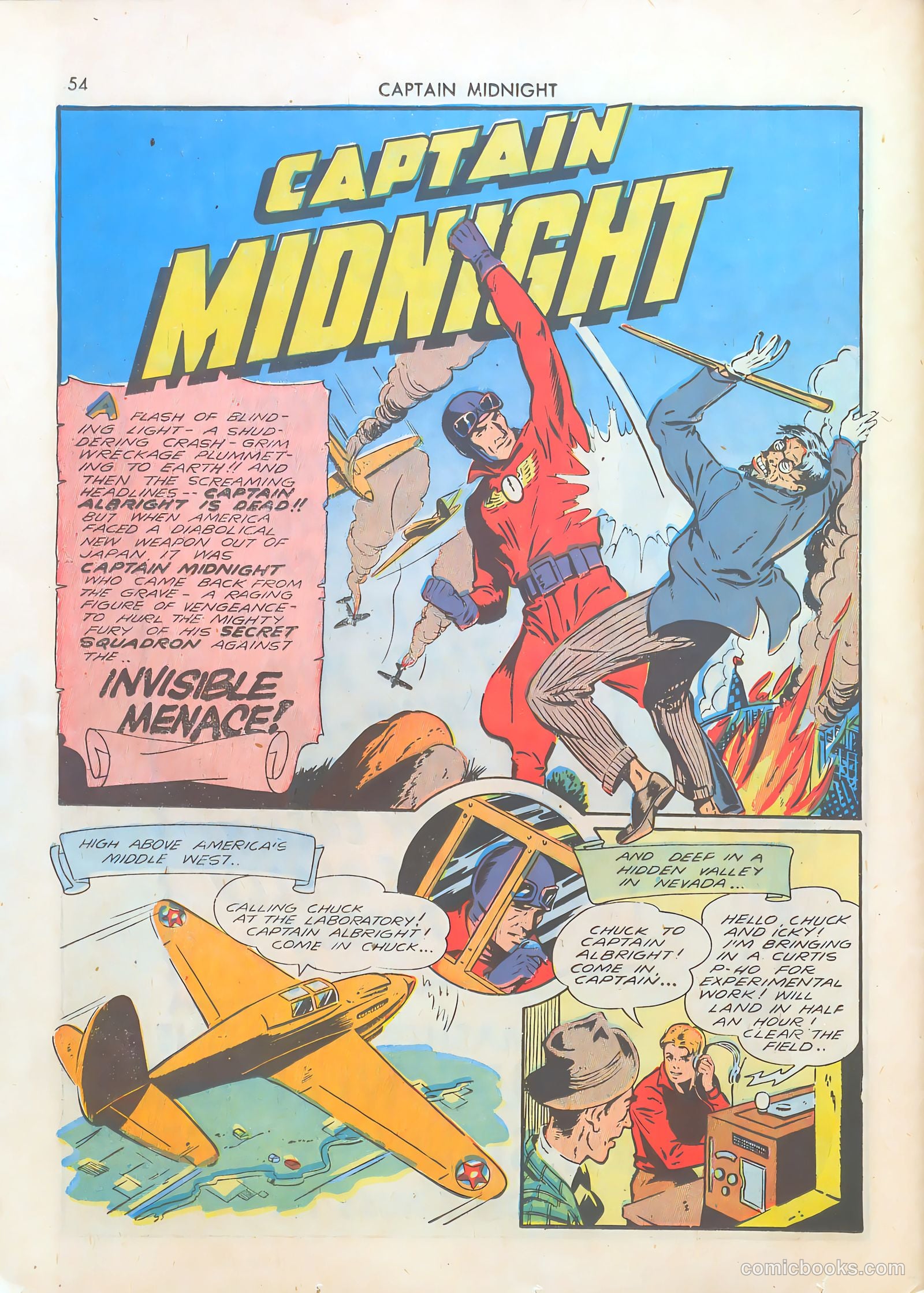 Captain Midnight #1 (1942) — page 54 of 68