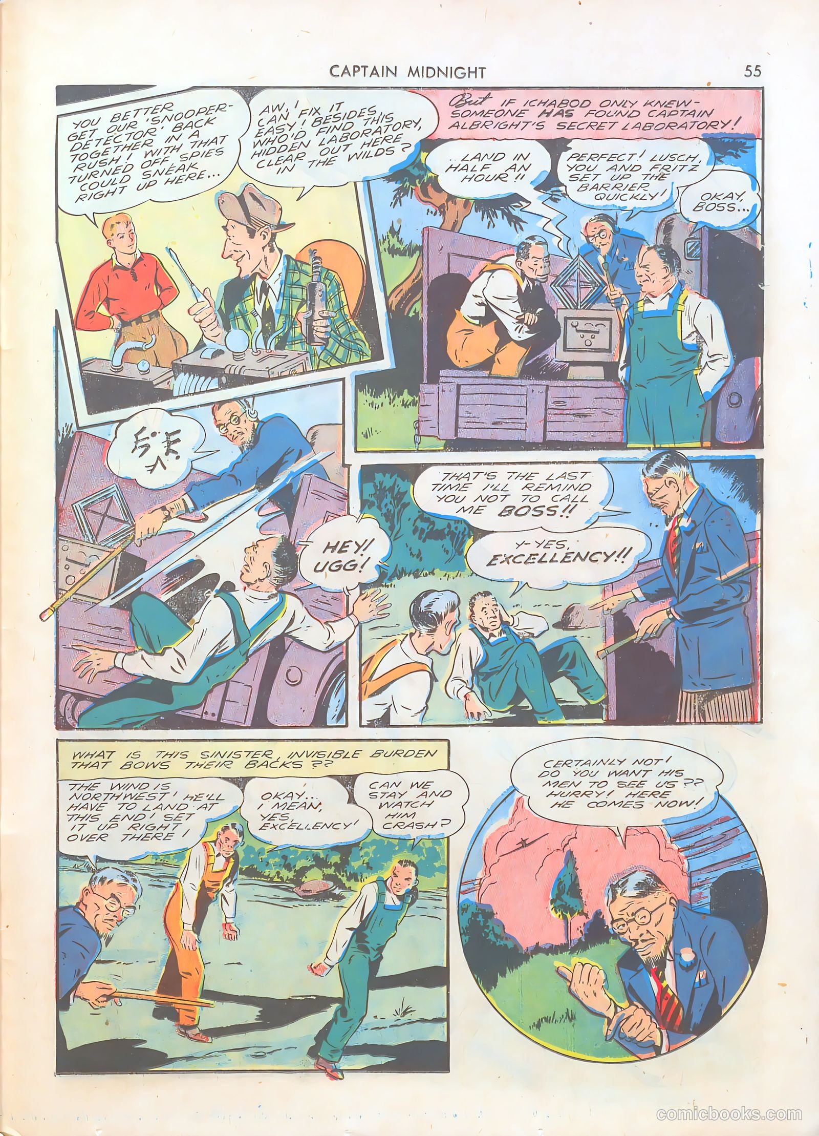 Captain Midnight #1 (1942) — page 55 of 68