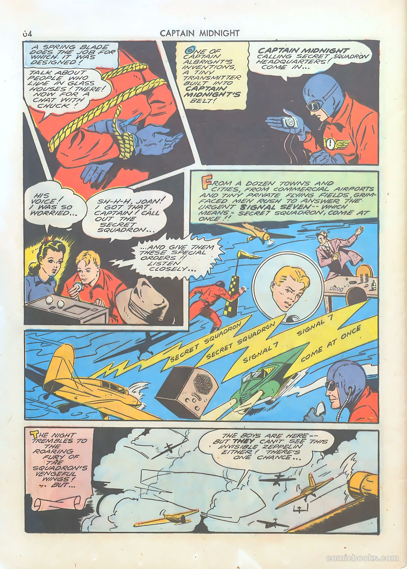 Captain Midnight #1 (1942) — page 64 of 68