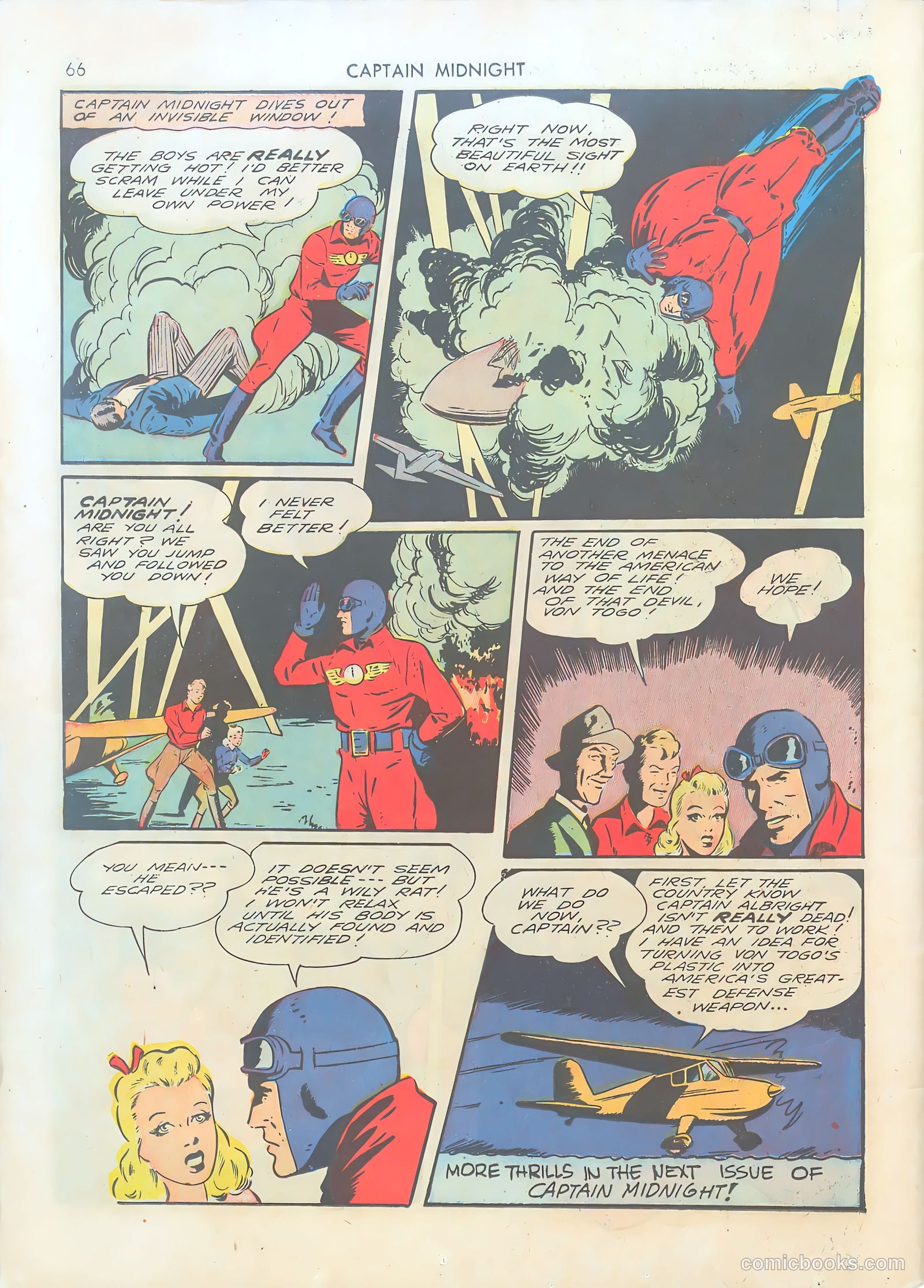 Captain Midnight #1 (1942) — page 66 of 68