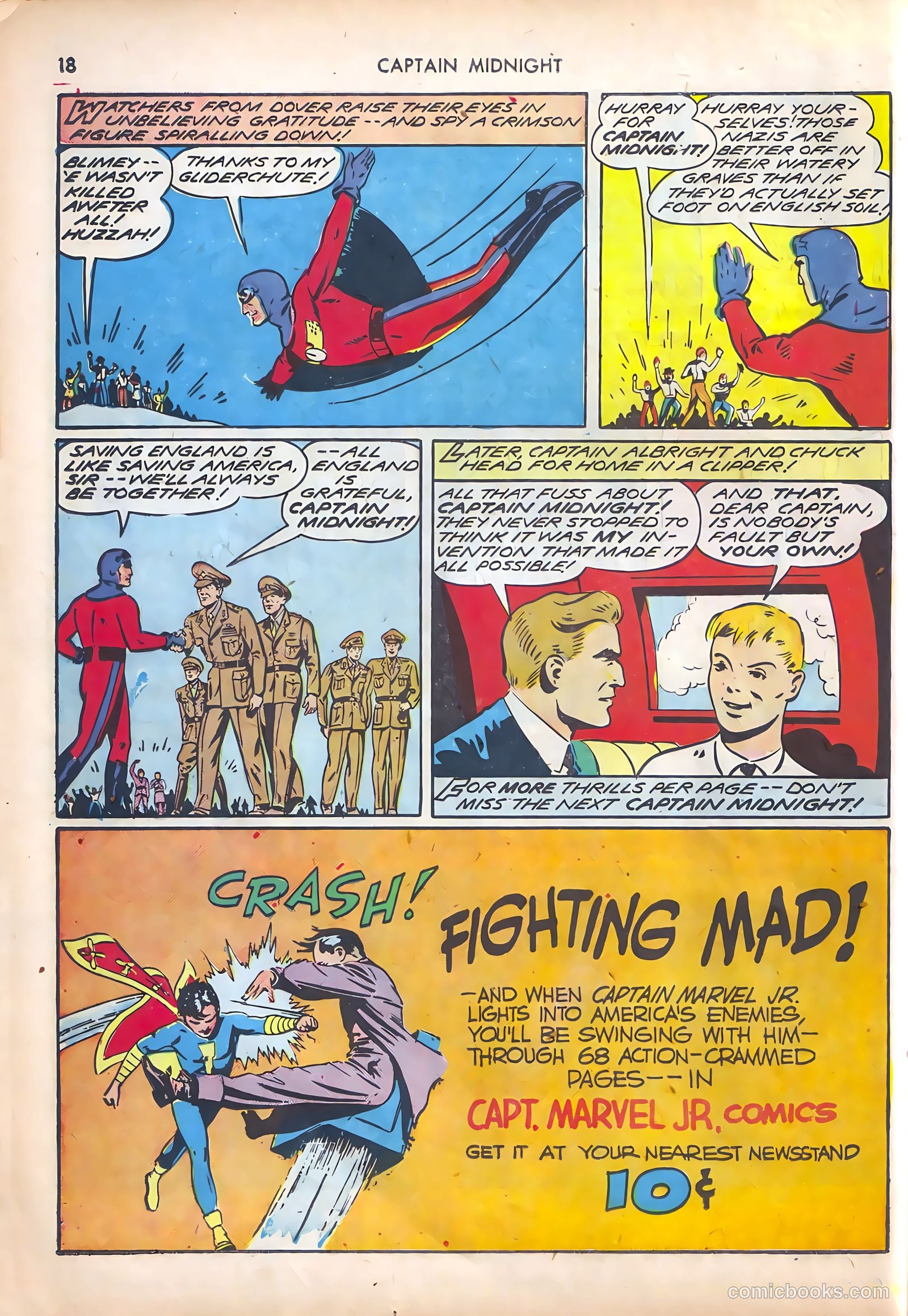 Captain Midnight #10 (1943) — page 18 of 68