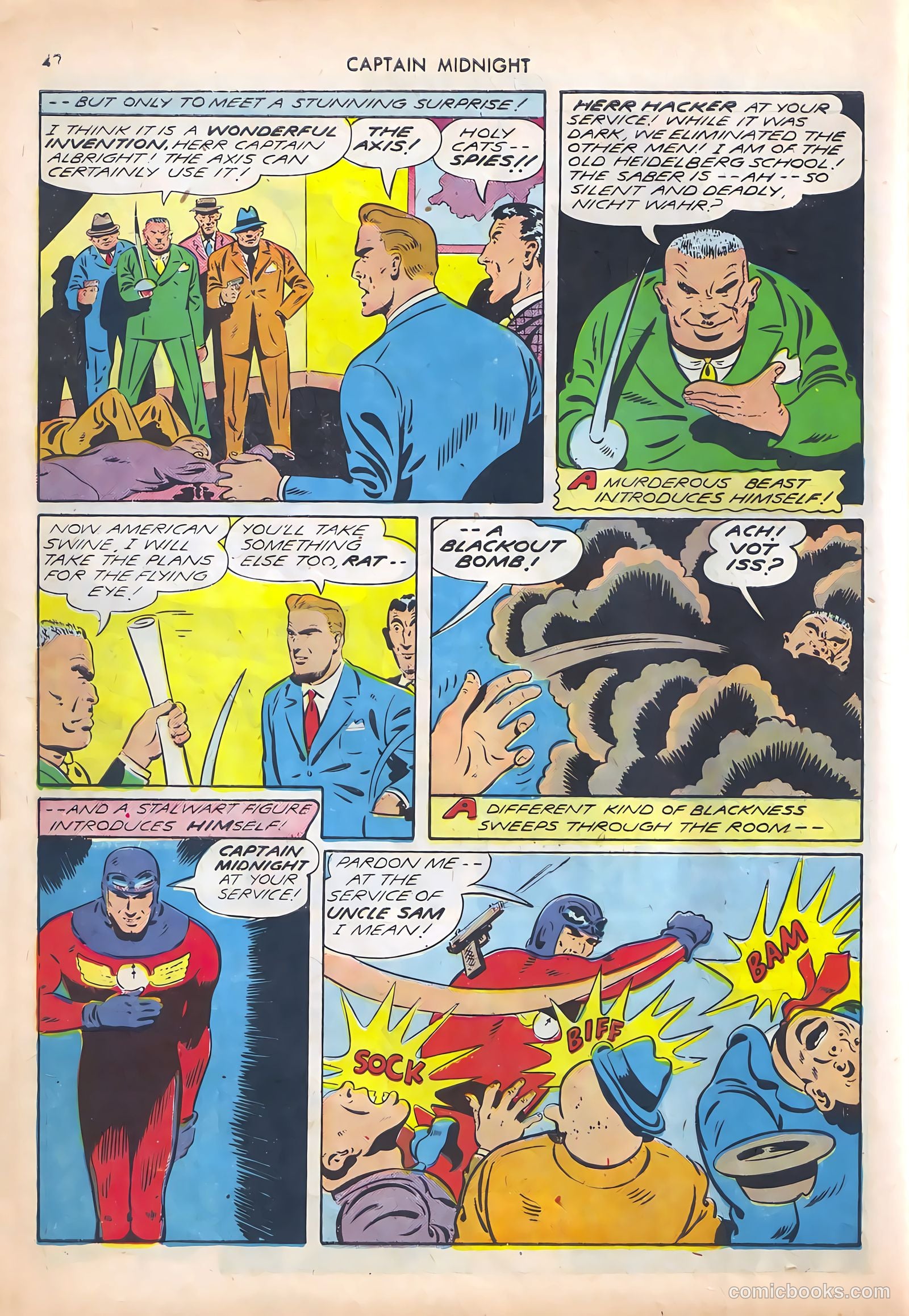 Captain Midnight #10 (1943) — page 42 of 68