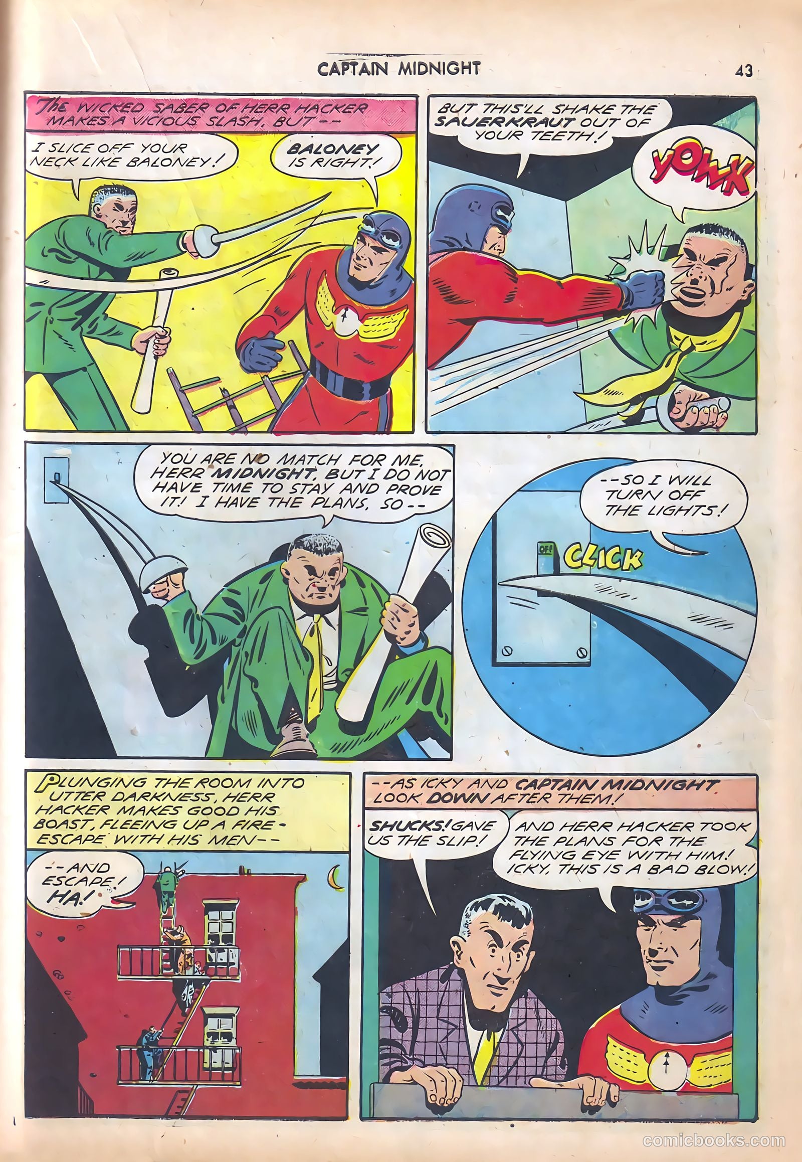 Captain Midnight #10 (1943) — page 43 of 68