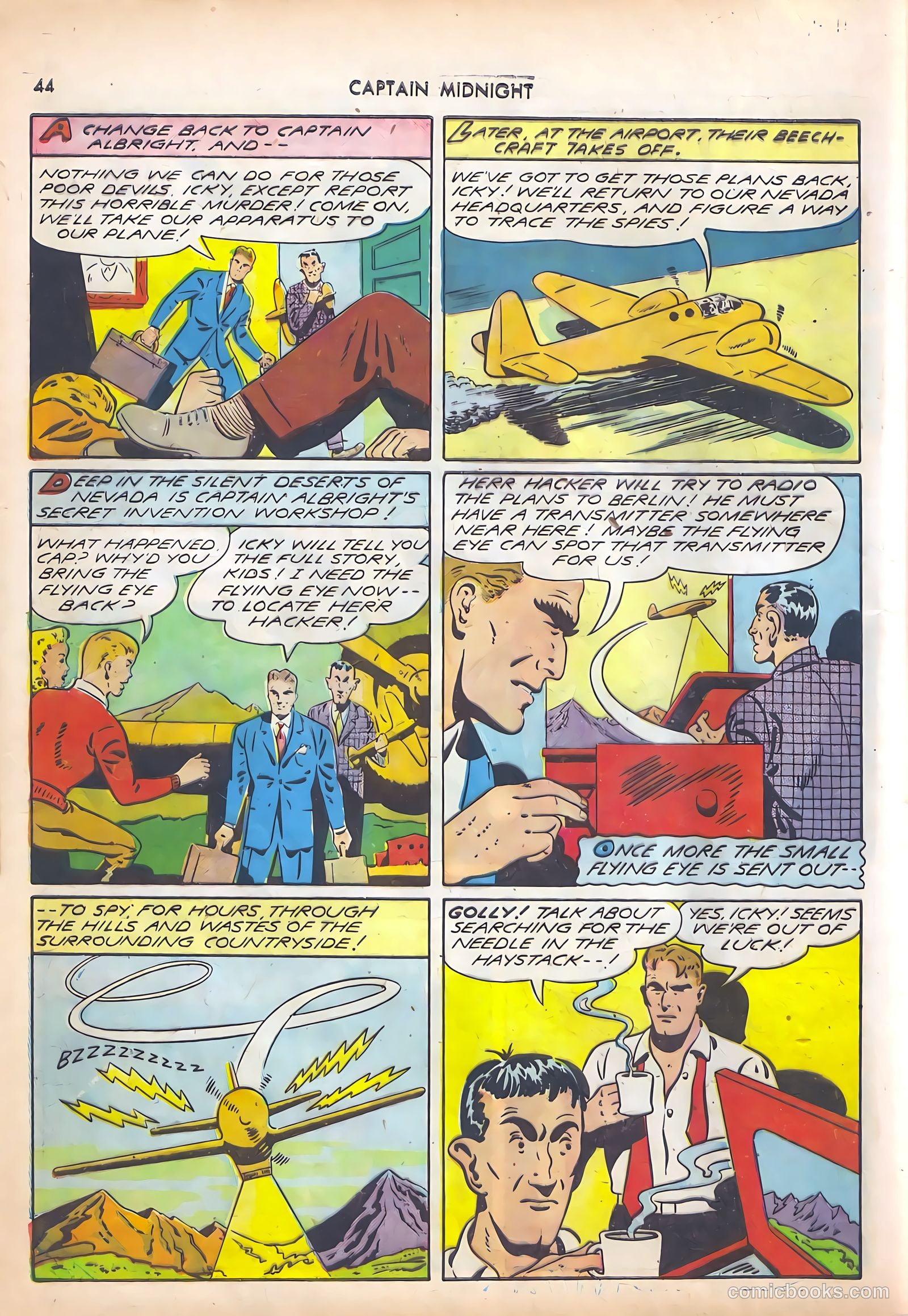 Captain Midnight #10 (1943) — page 44 of 68