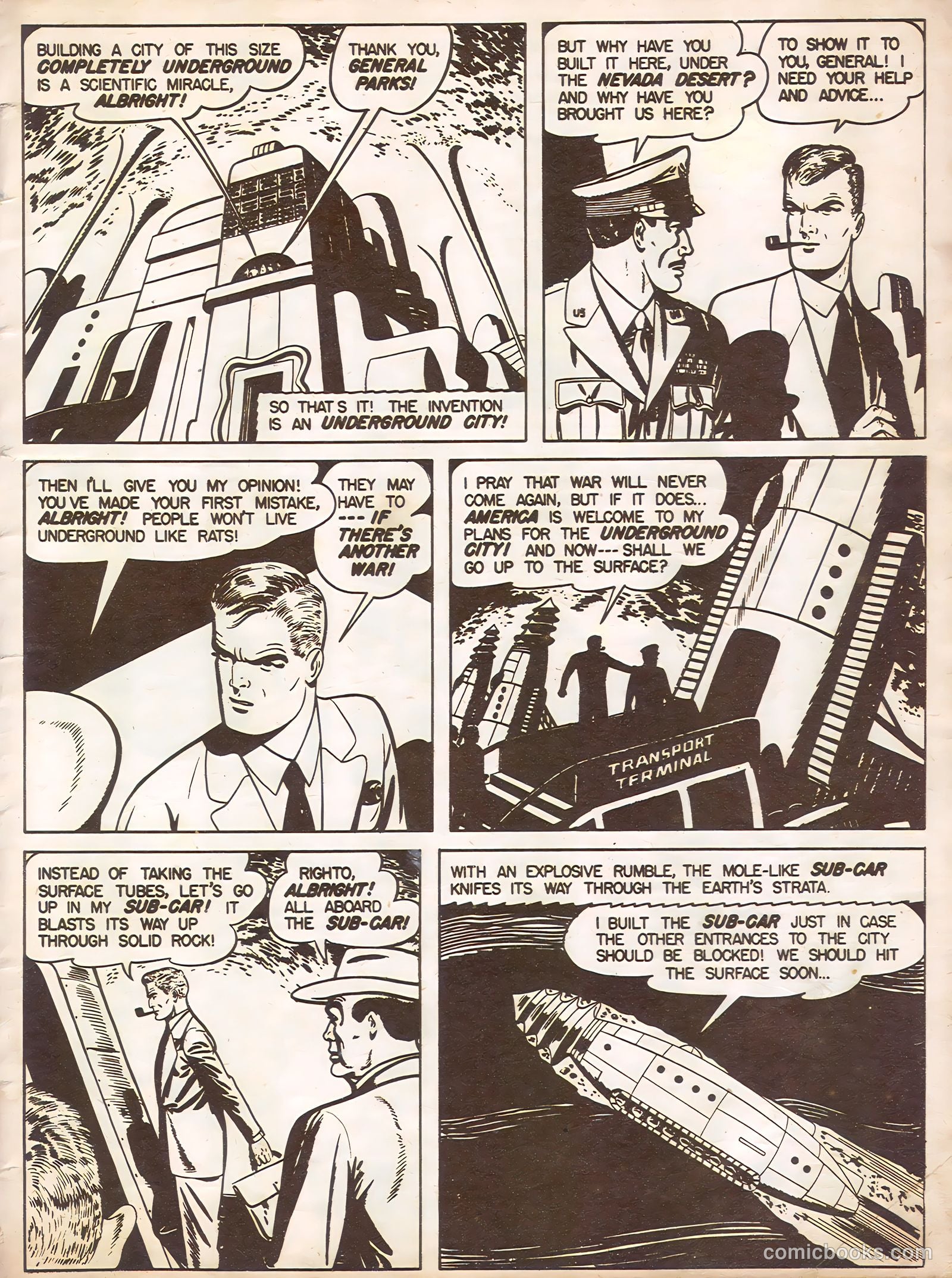 Captain Midnight #100 (1950) — page 3 of 32