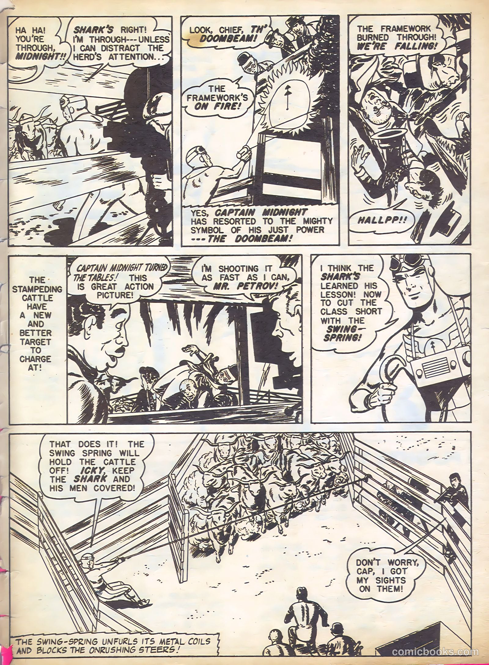 Captain Midnight #100 (1950) — page 31 of 32