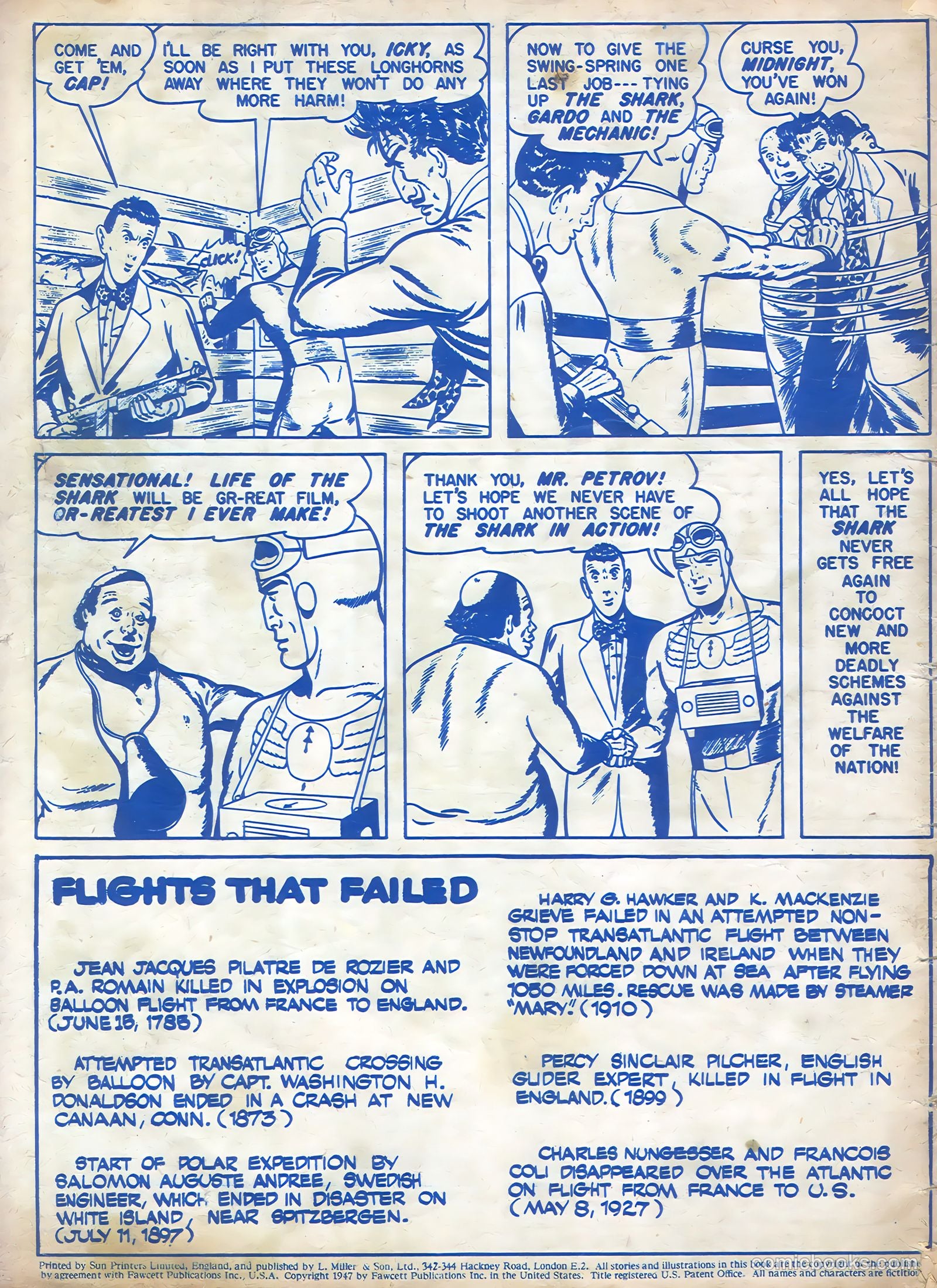 Captain Midnight #100 (1950) — page 32 of 32