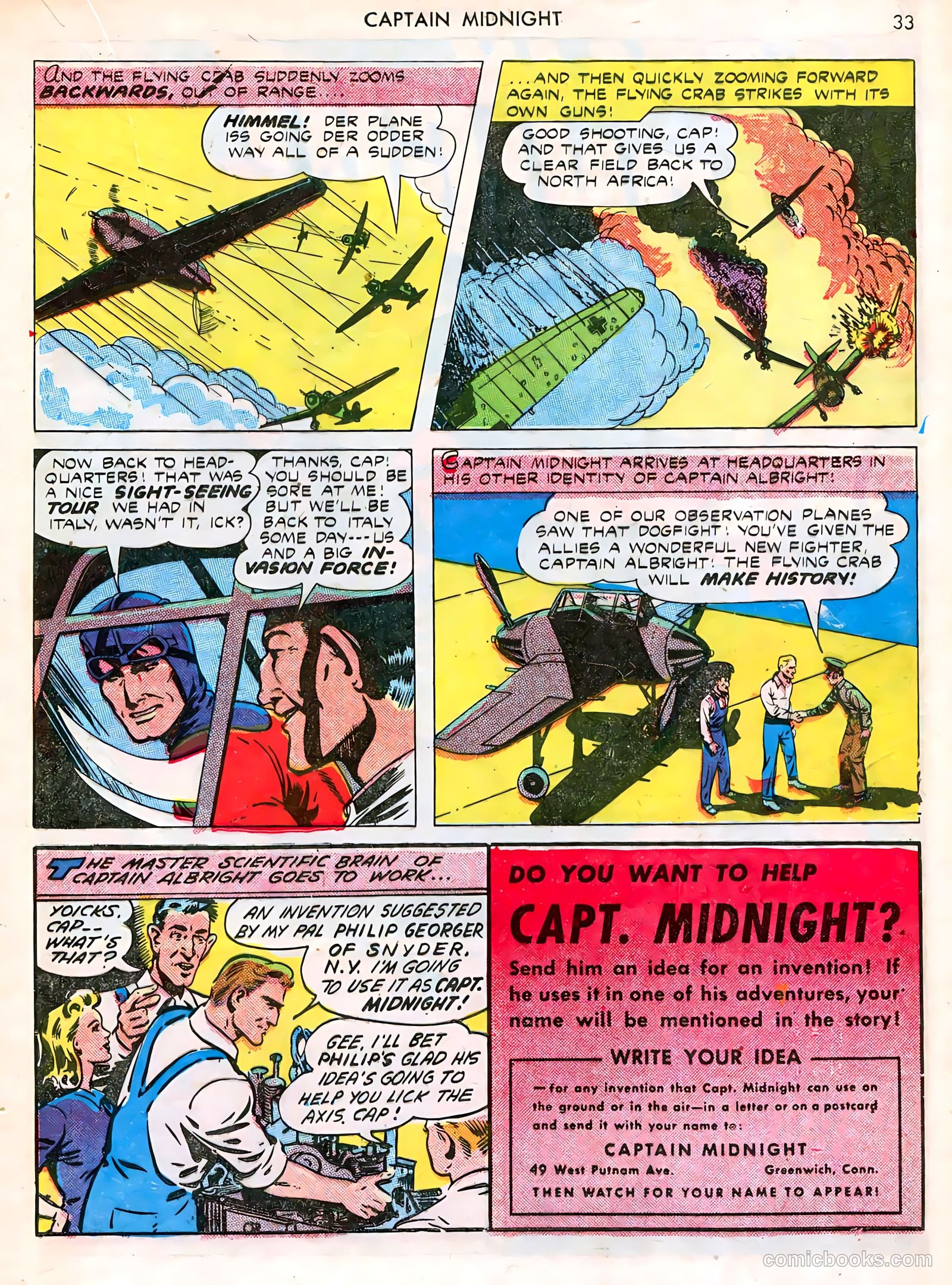 Captain Midnight #12 (1943) — page 33 of 68