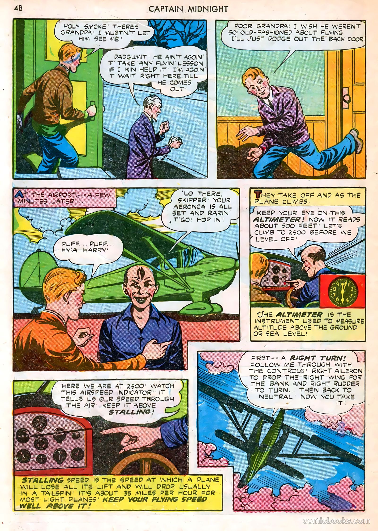 Captain Midnight #12 (1943) — page 48 of 68