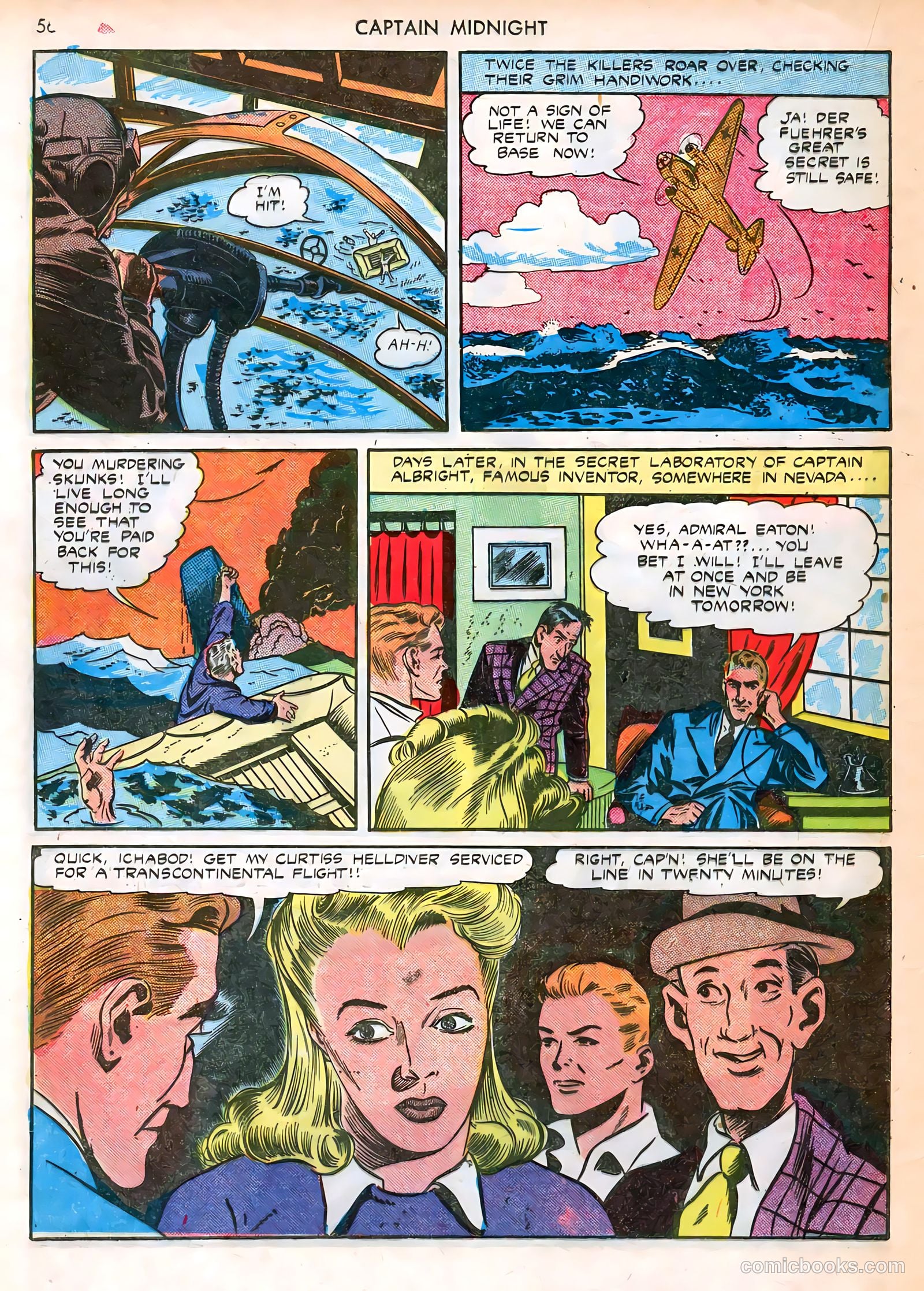 Captain Midnight #12 (1943) — page 56 of 68
