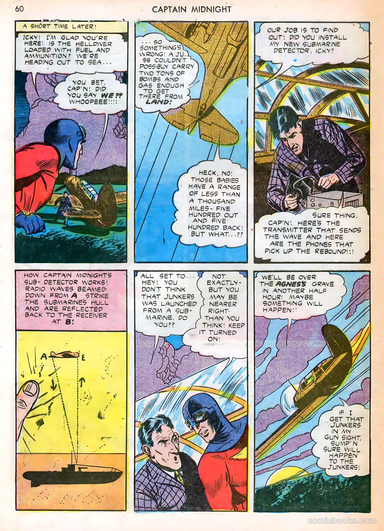 Captain Midnight #12 (1943) — page 60 of 68