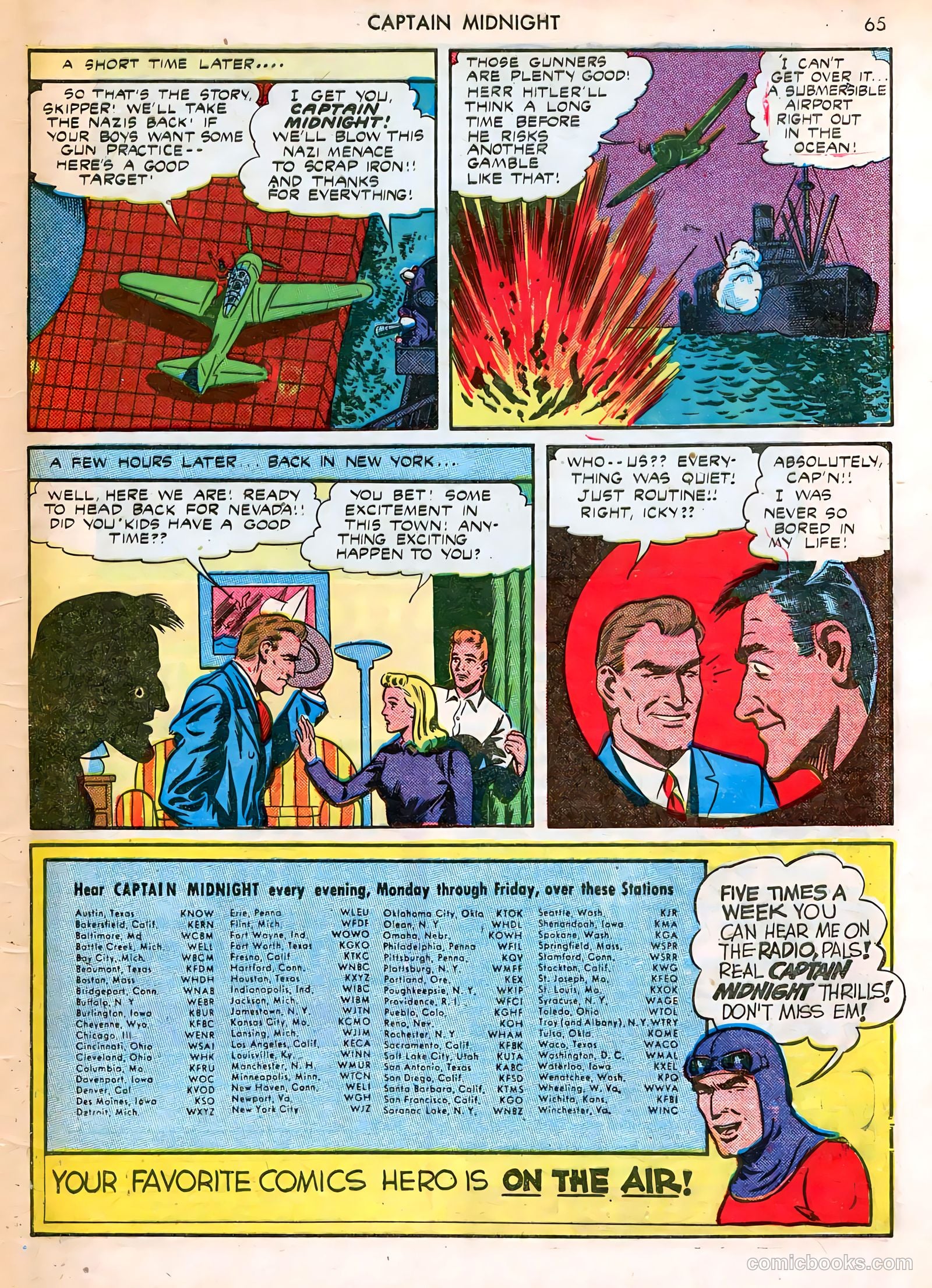 Captain Midnight #12 (1943) — page 65 of 68