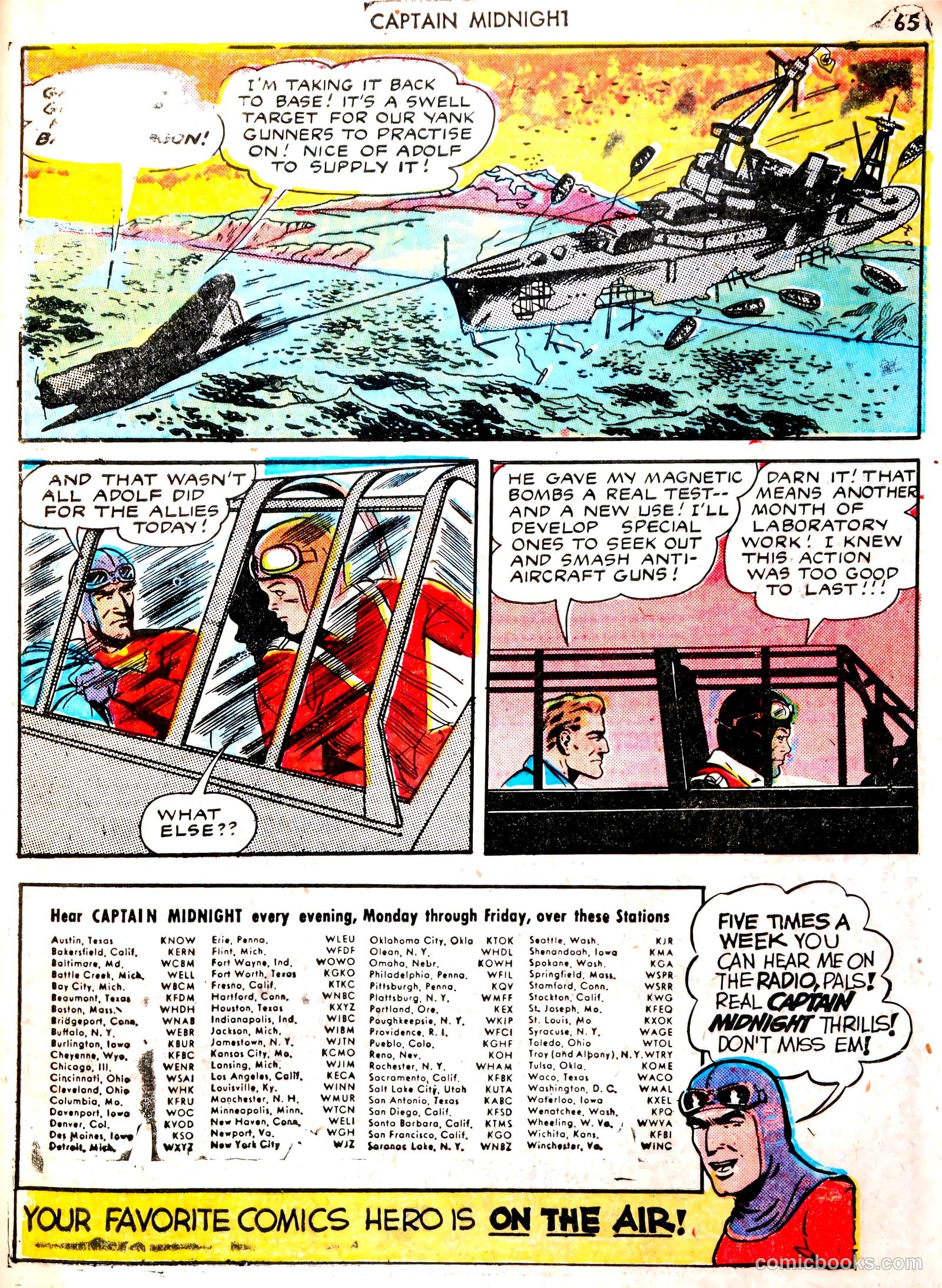 Captain Midnight #13 (1943) — page 64 of 67