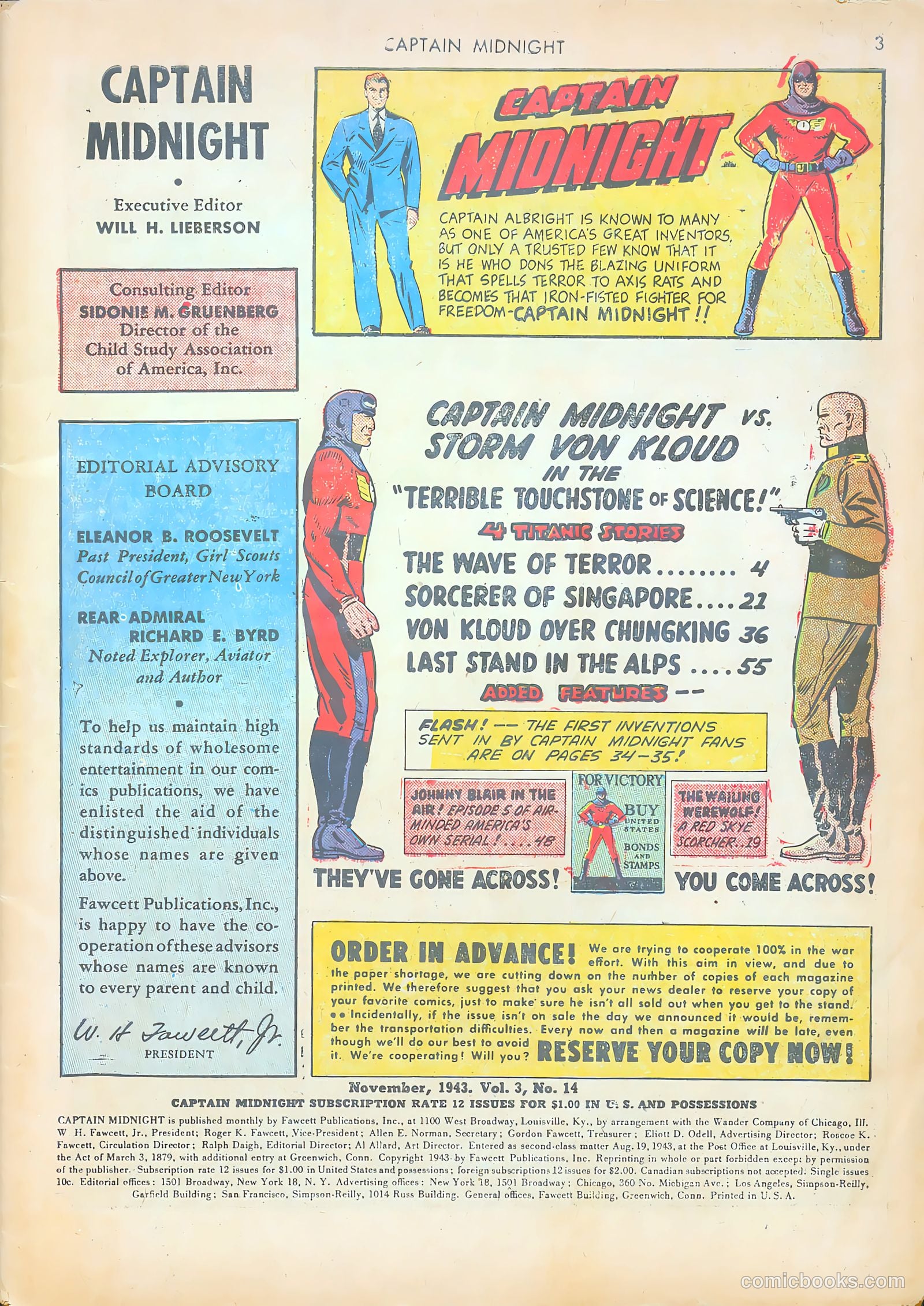 Captain Midnight #14 (1943) — page 3 of 67