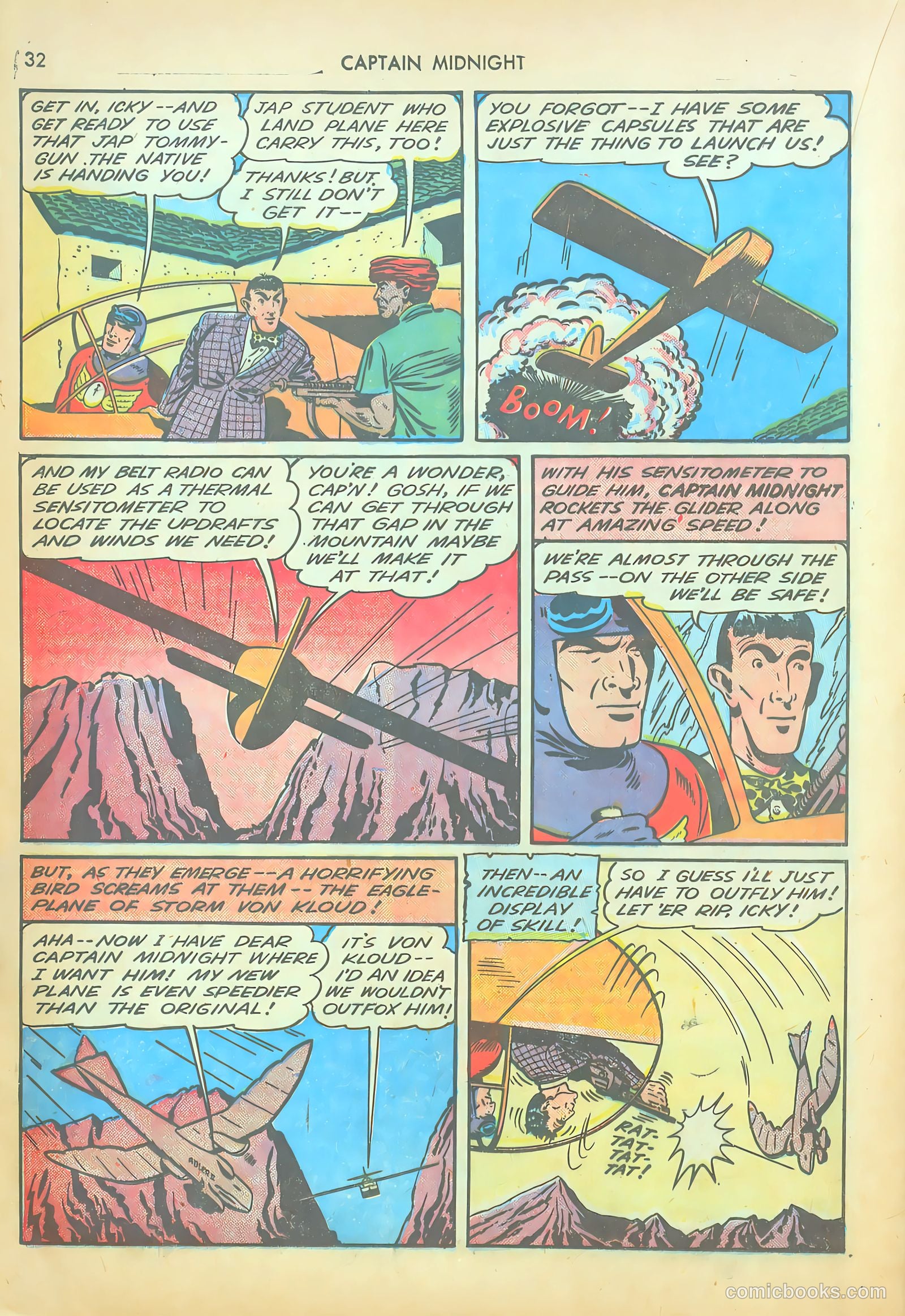 Captain Midnight #14 (1943) — page 32 of 67