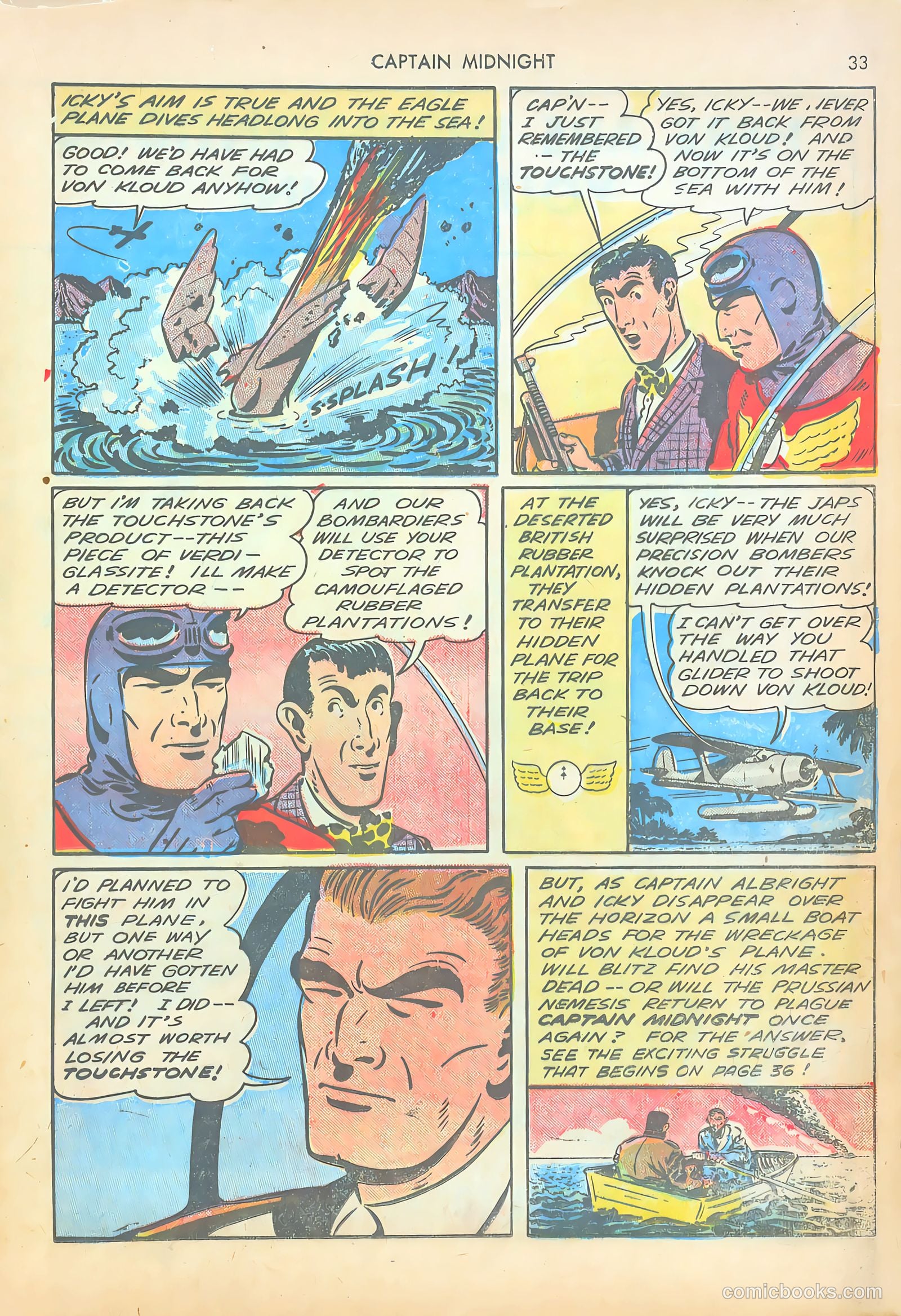 Captain Midnight #14 (1943) — page 33 of 67