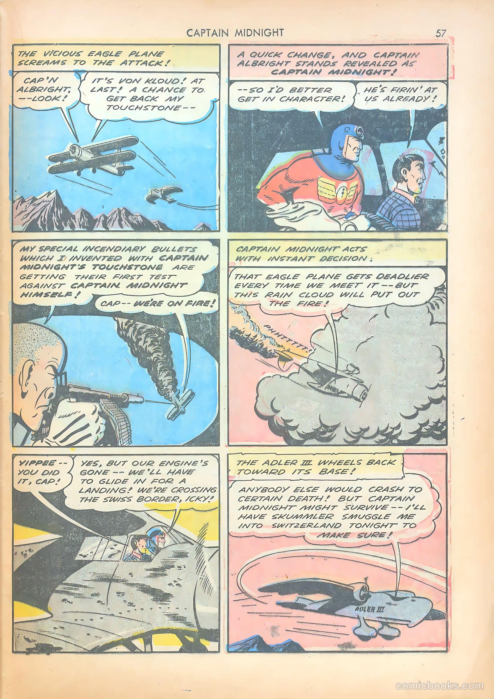 Captain Midnight #14 (1943) — page 56 of 67