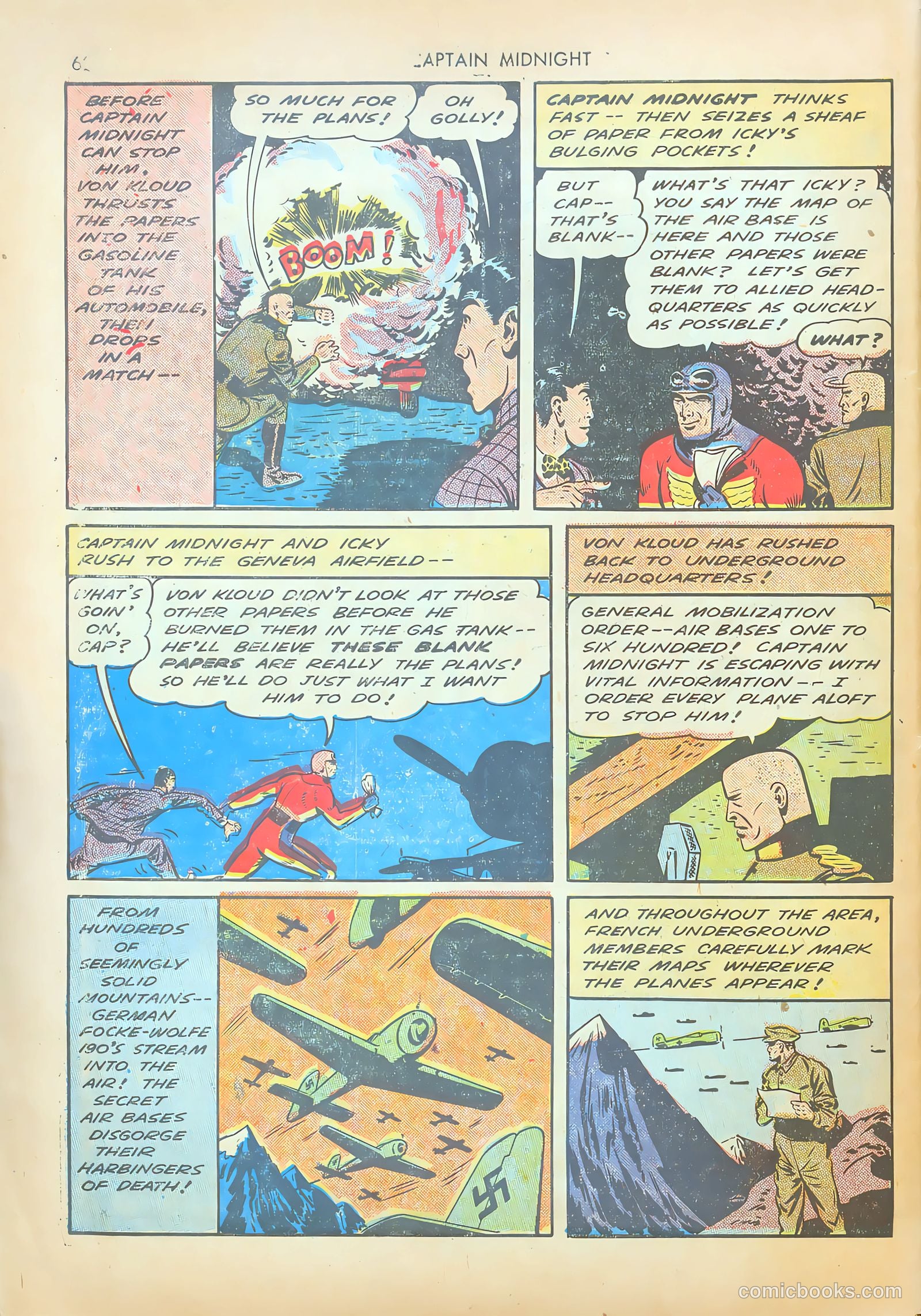 Captain Midnight #14 (1943) — page 61 of 67
